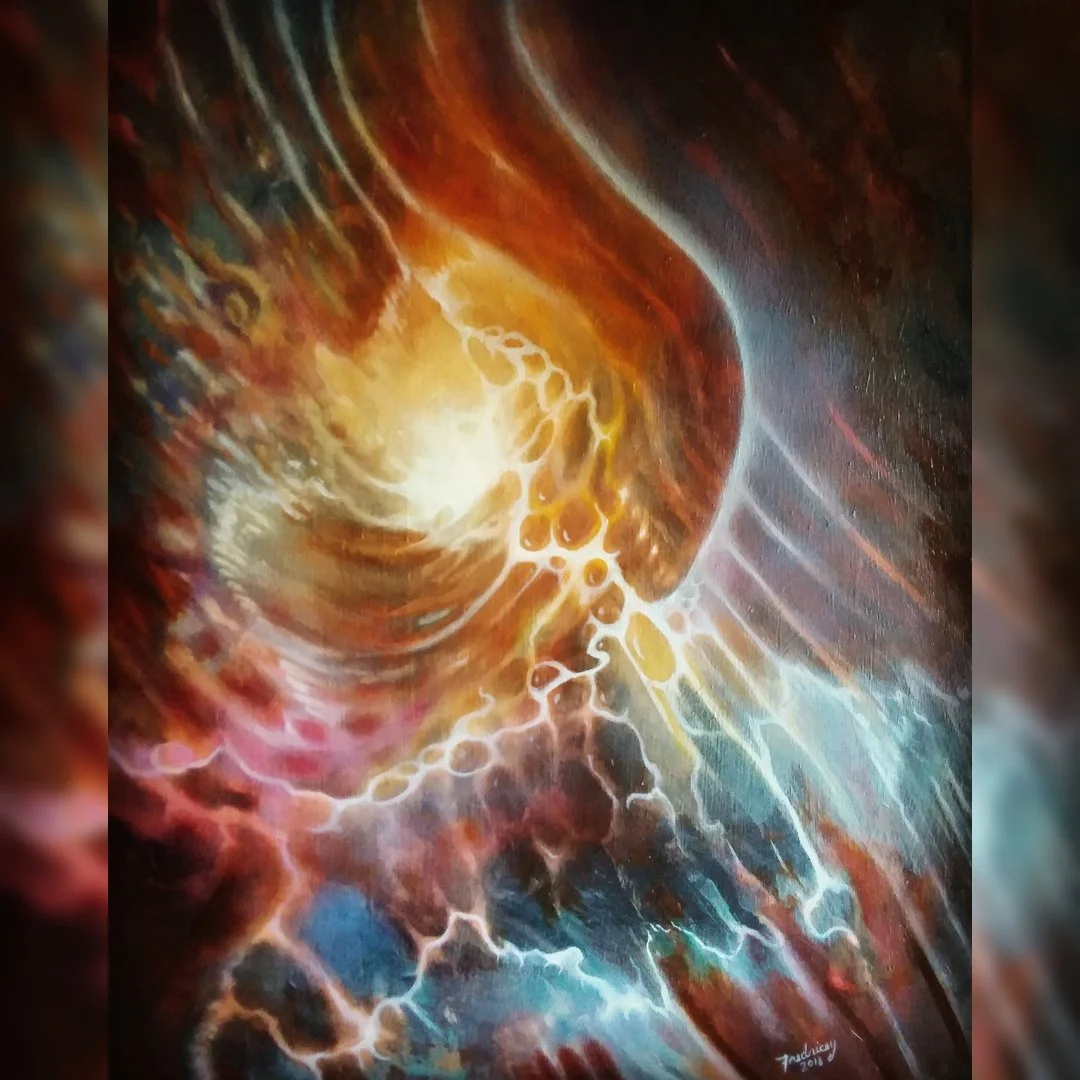 "Letting Go" - oil on wood panel - 11"x14" - 2018