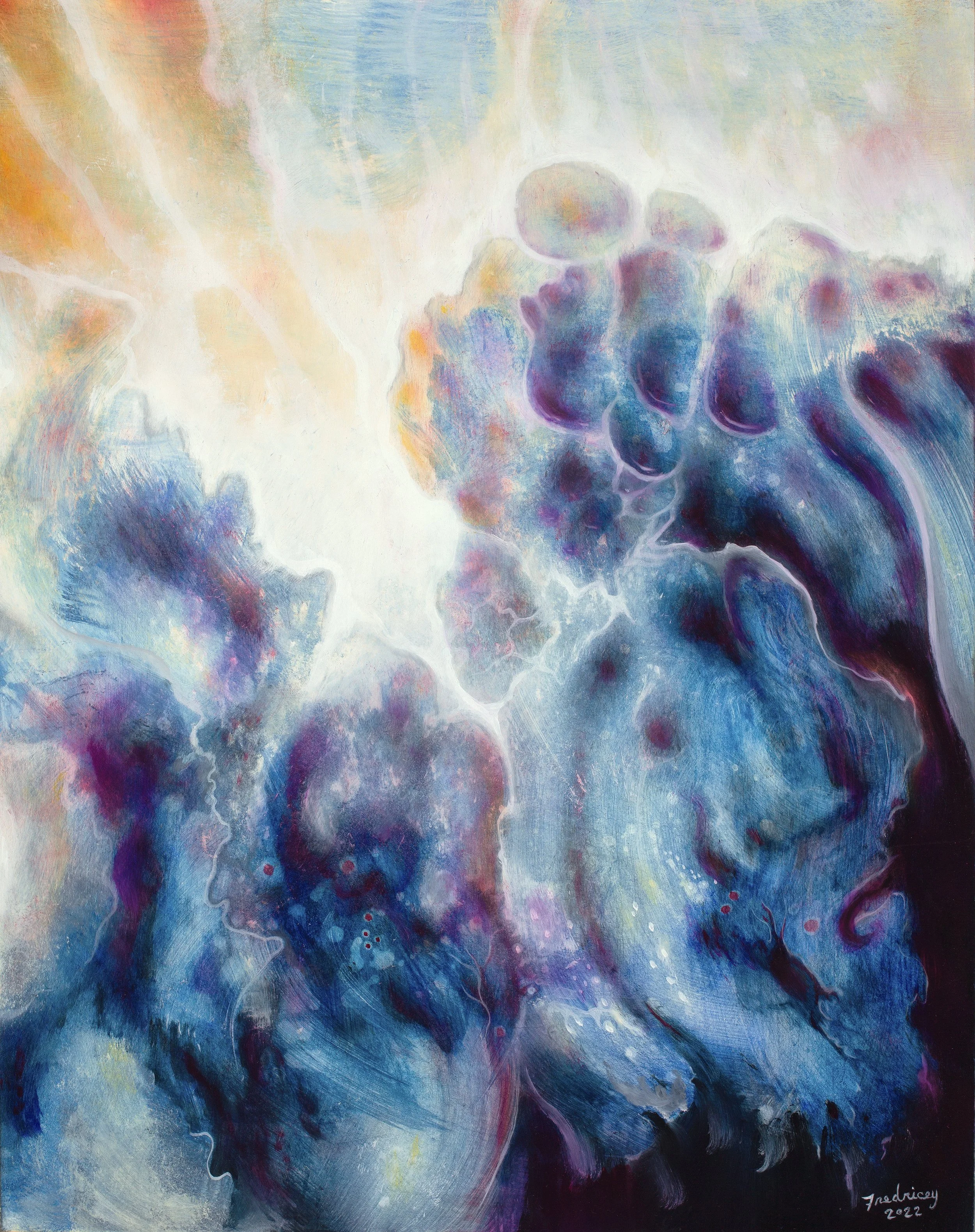 "Breakthrough" - oil on wood panel - 11"x14" - 2022 - $700