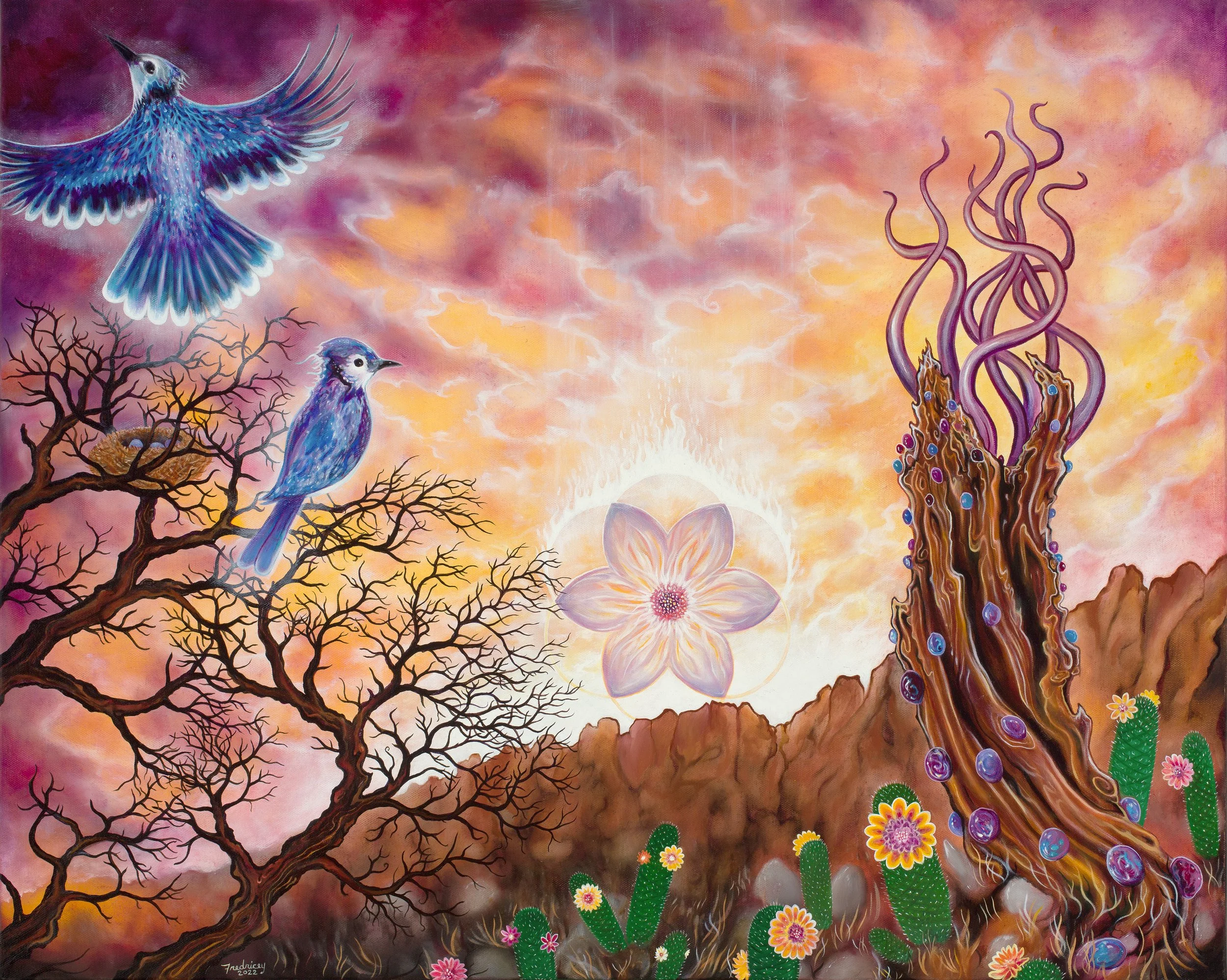 "Regeneration" - oil on canvas - 24"x30" - 2022