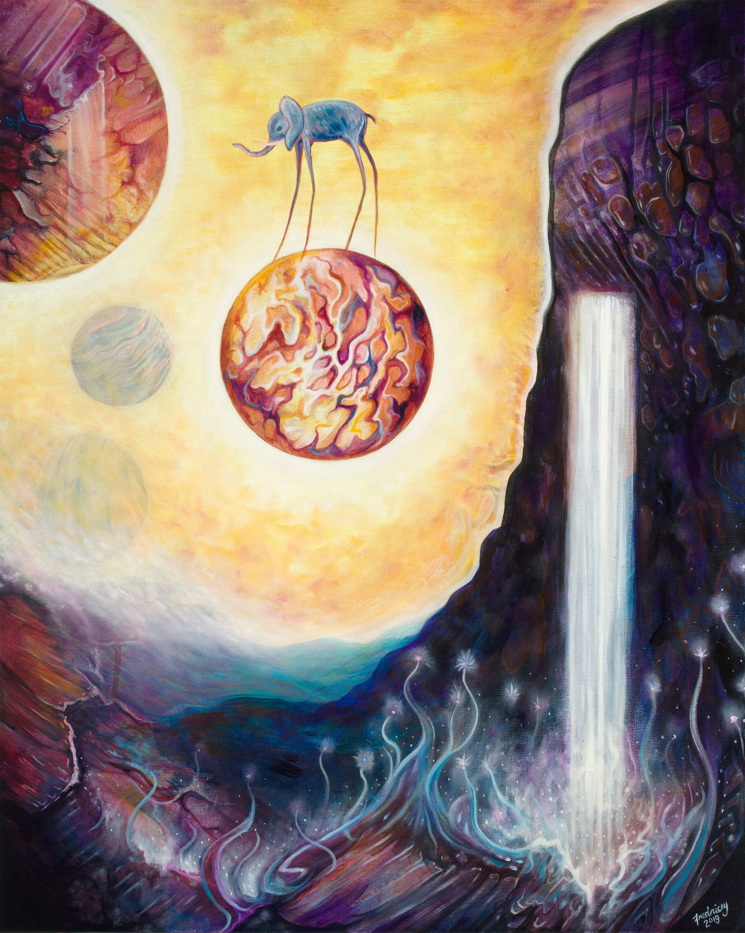 "Impermanence" - oil on canvas - 24"x30" - 2019 - $2000