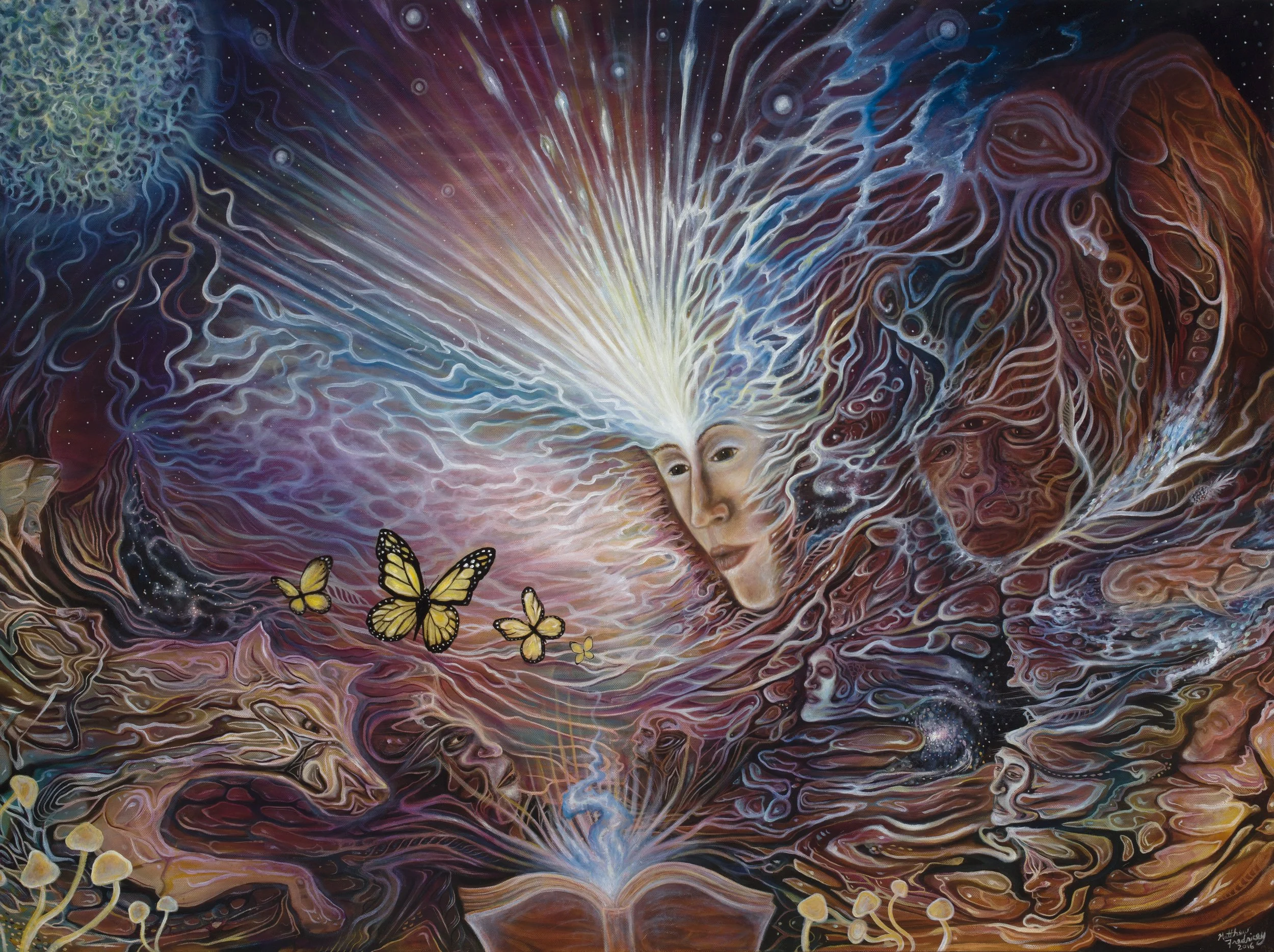 "Daydream of an Angel" - oil on canvas - 30"x40" - 2017
