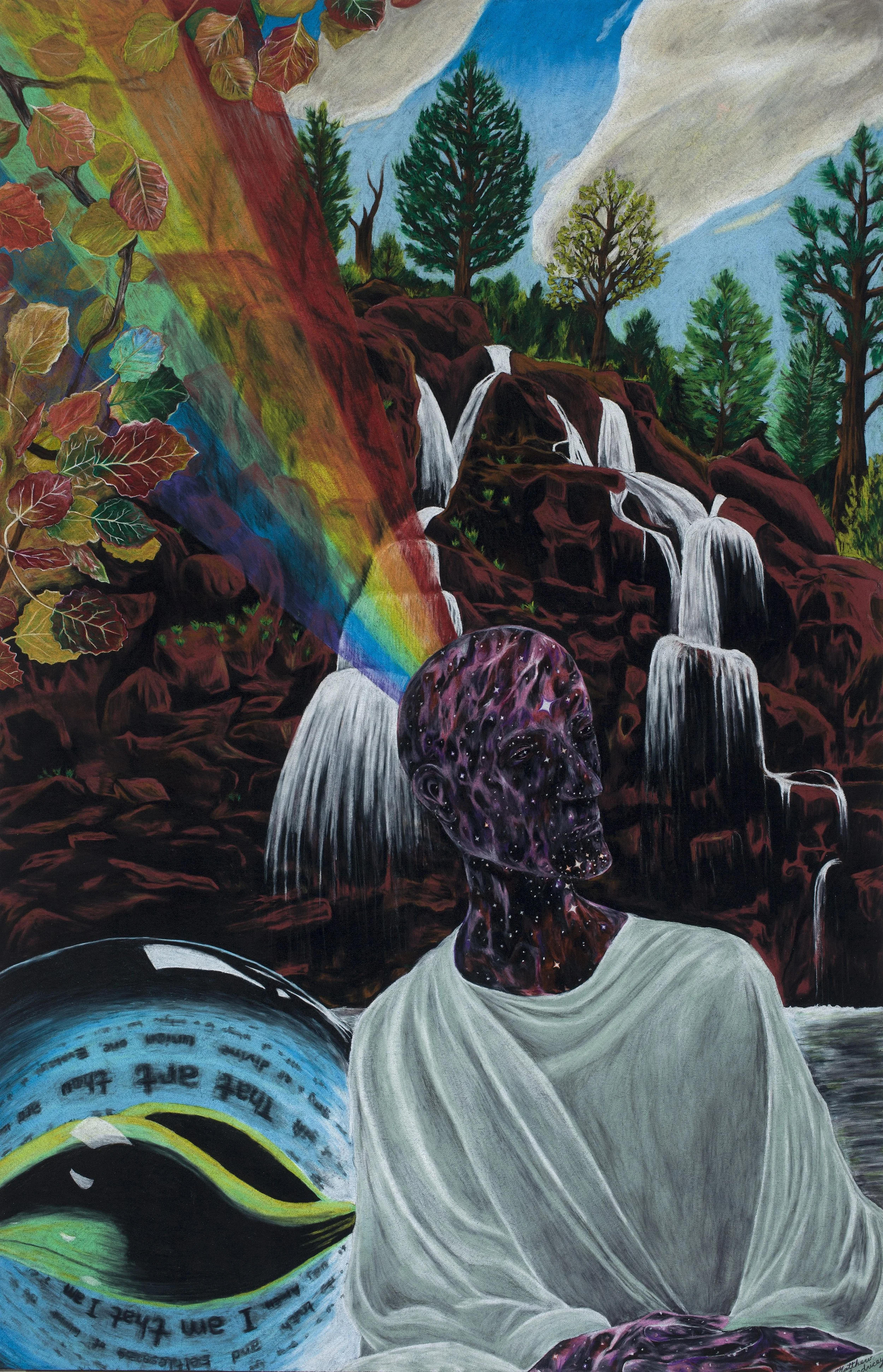 "To Reveal and To Receive" - colored pencil - 2010