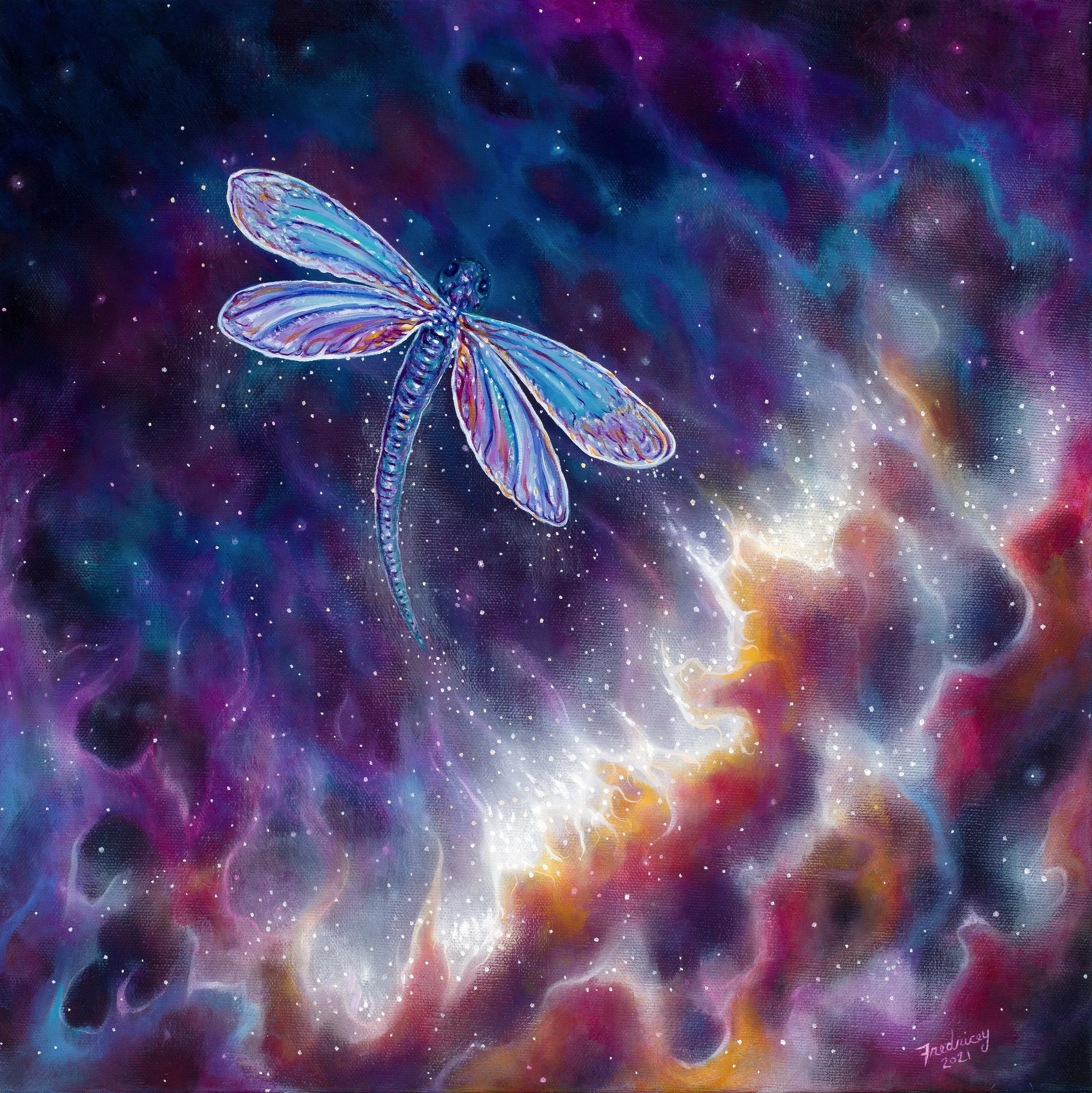 "Sovereignty" - oil on canvas - 16"x16" -2021