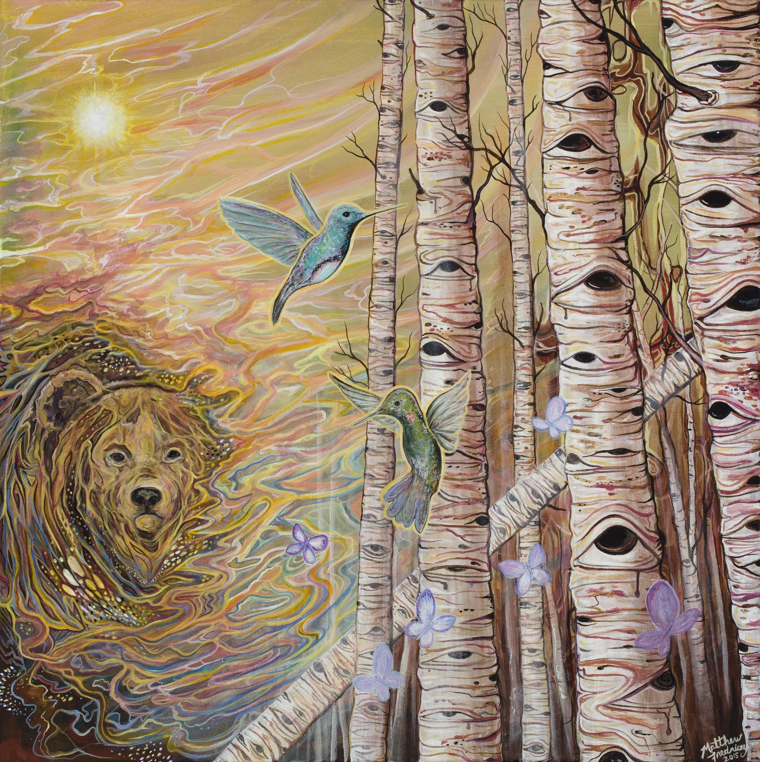 "Patience" - acrylic on canvas - 24"x24" - 2015