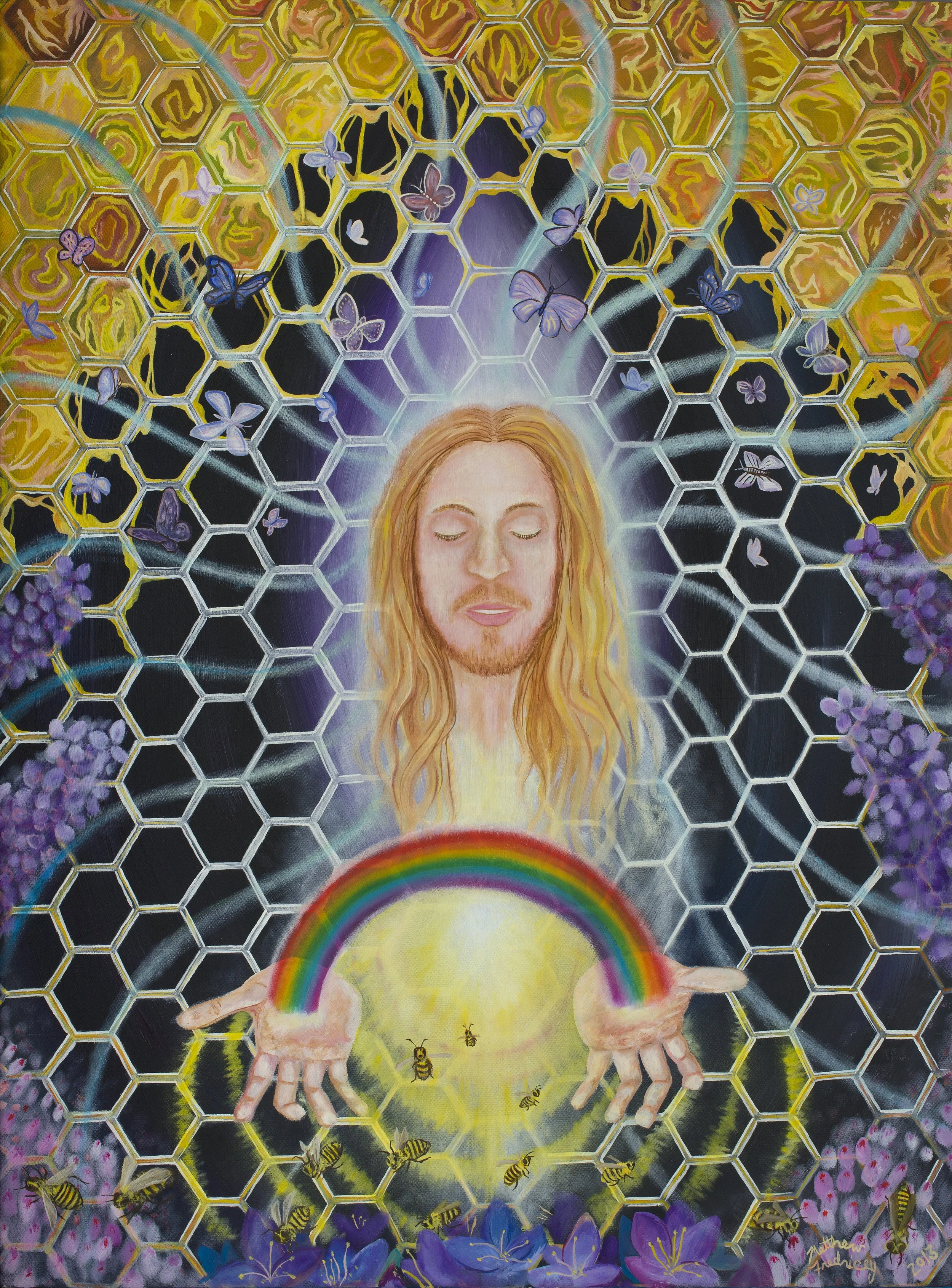 "Apotheosis By Pollination" - oil on canvas - 18"x24" - 2015