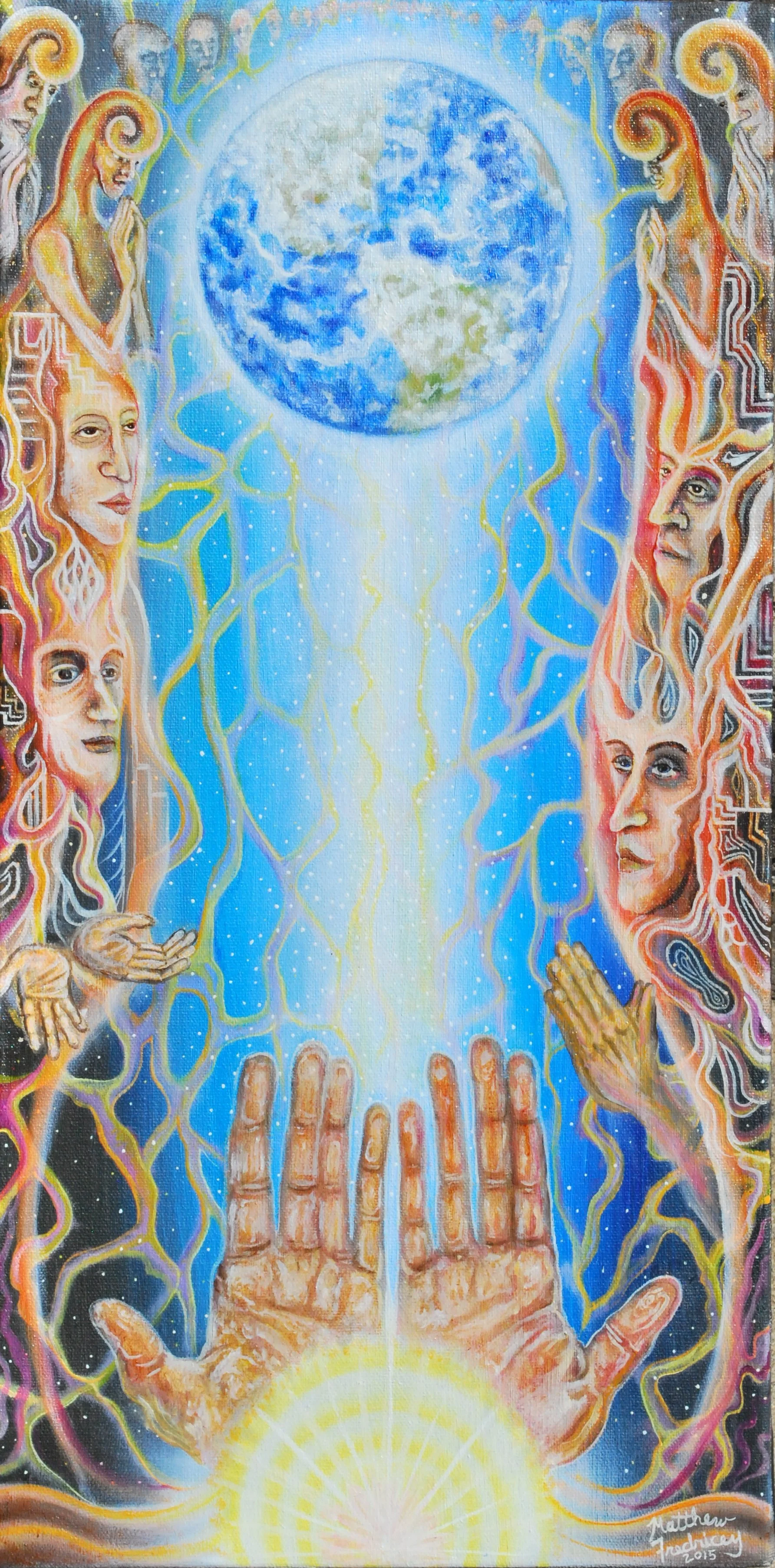 "Give Light" - oil on canvas - 10"x20" - 2015