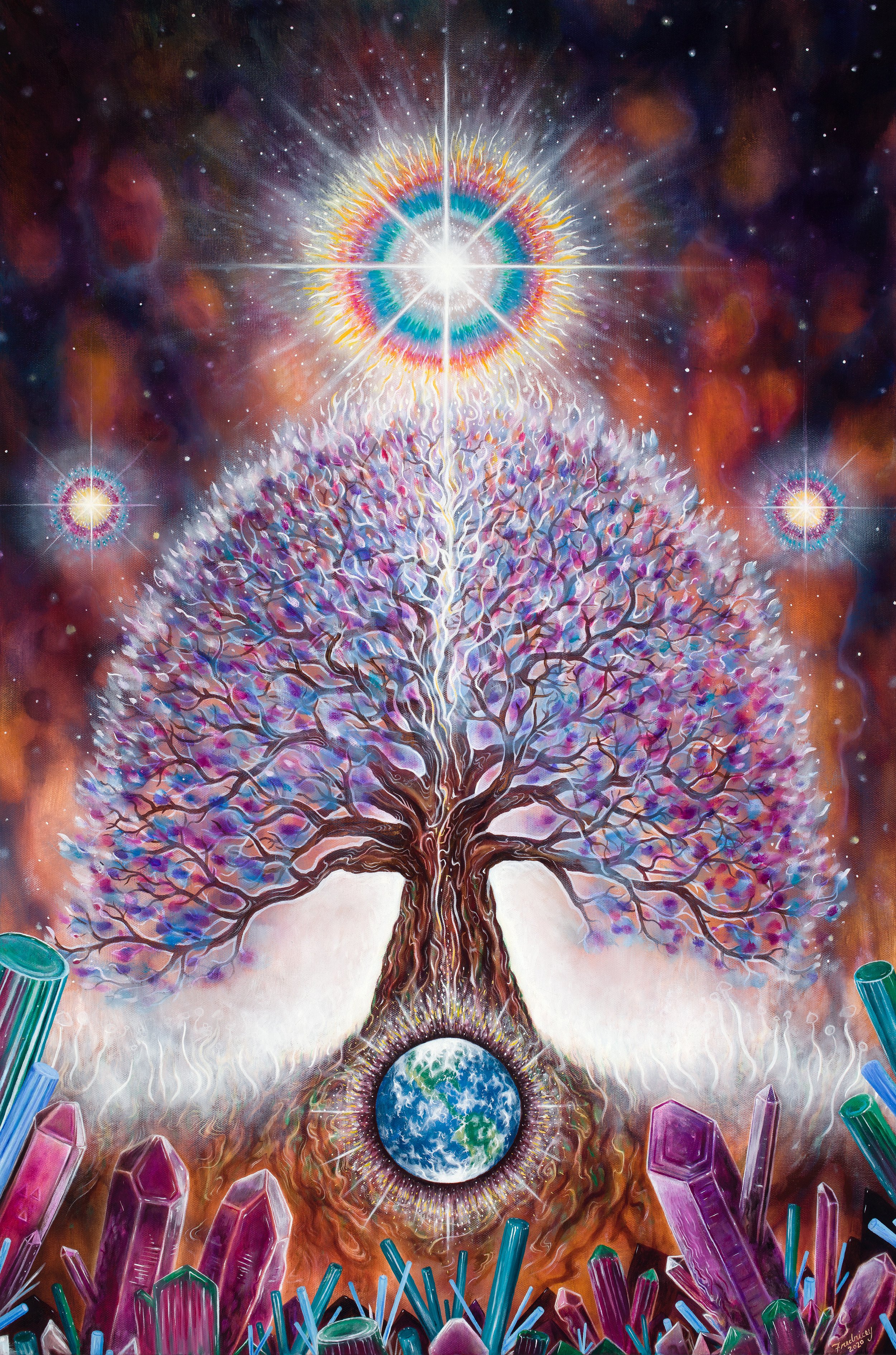 "Revelation New Earth" - oil on canvas - 24"x36" - 2021 