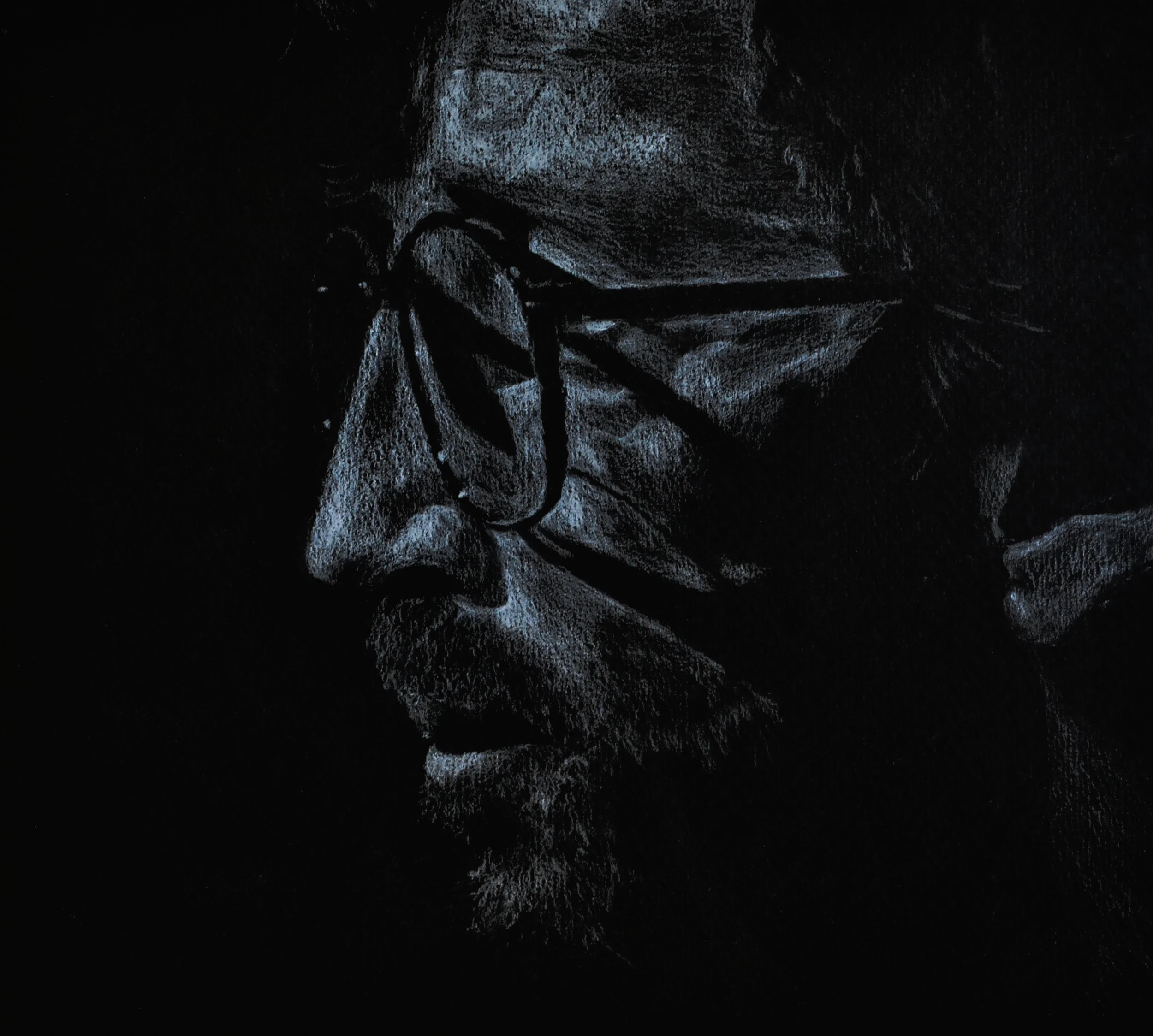 "Slowhand" - pencil on board - 2008