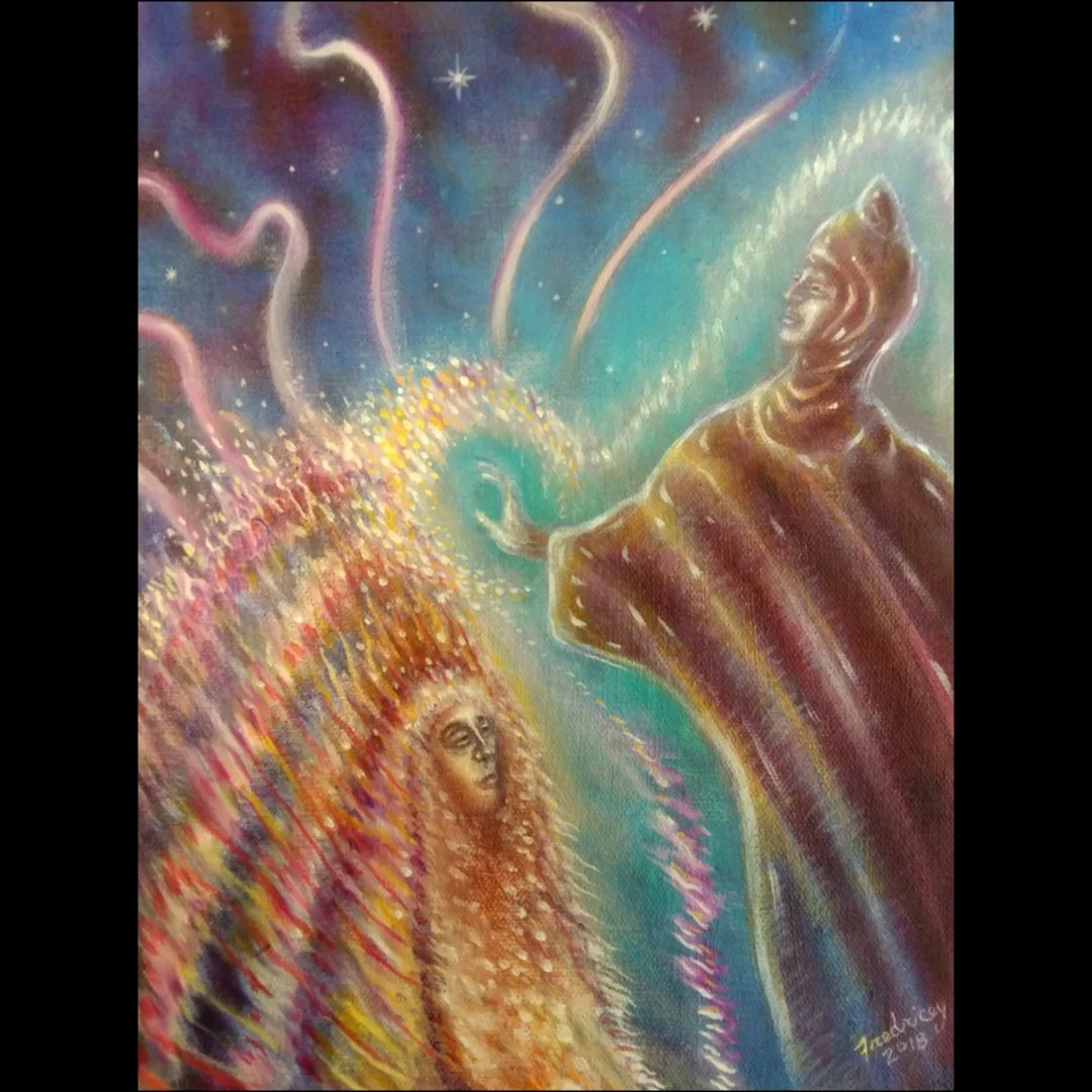 "Initiation" - oil on canvas - 8"x10" - 2018