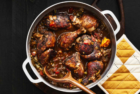 Golden Brown Stew Chicken