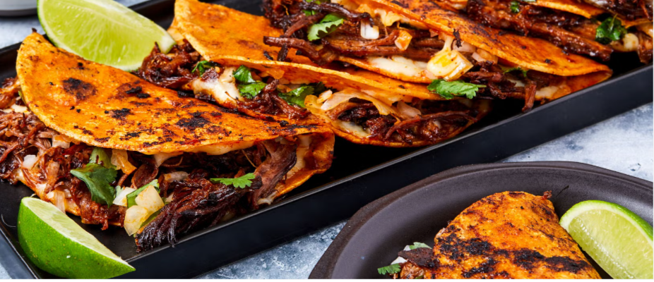 Soul Tacos w/Black beans and rice (large meal)