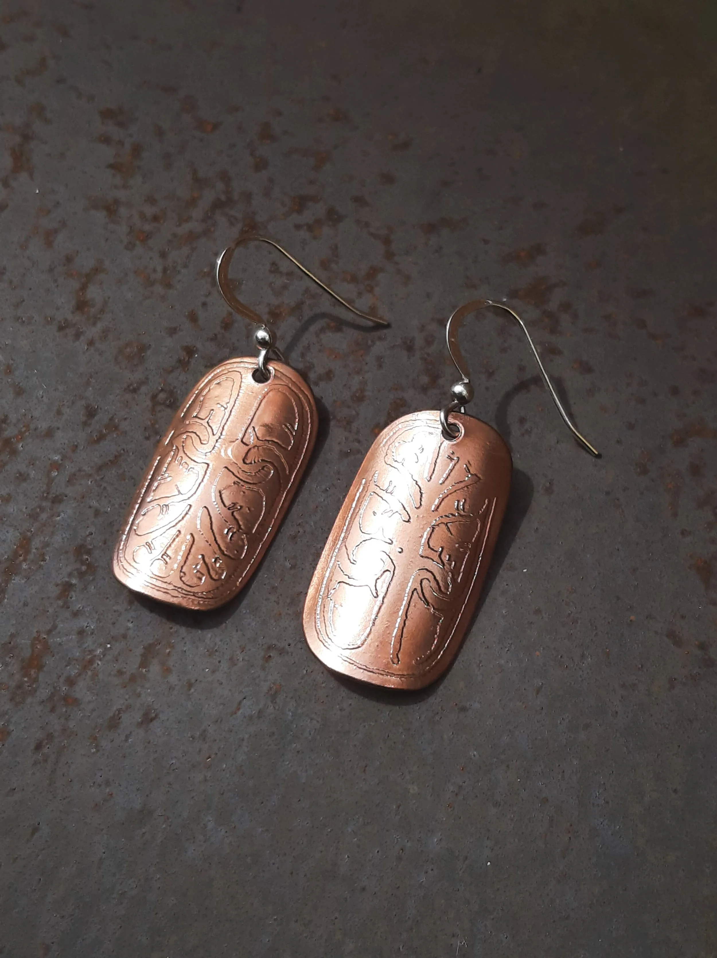 Abingdon Sword 'Tree' Earrings Motif 1