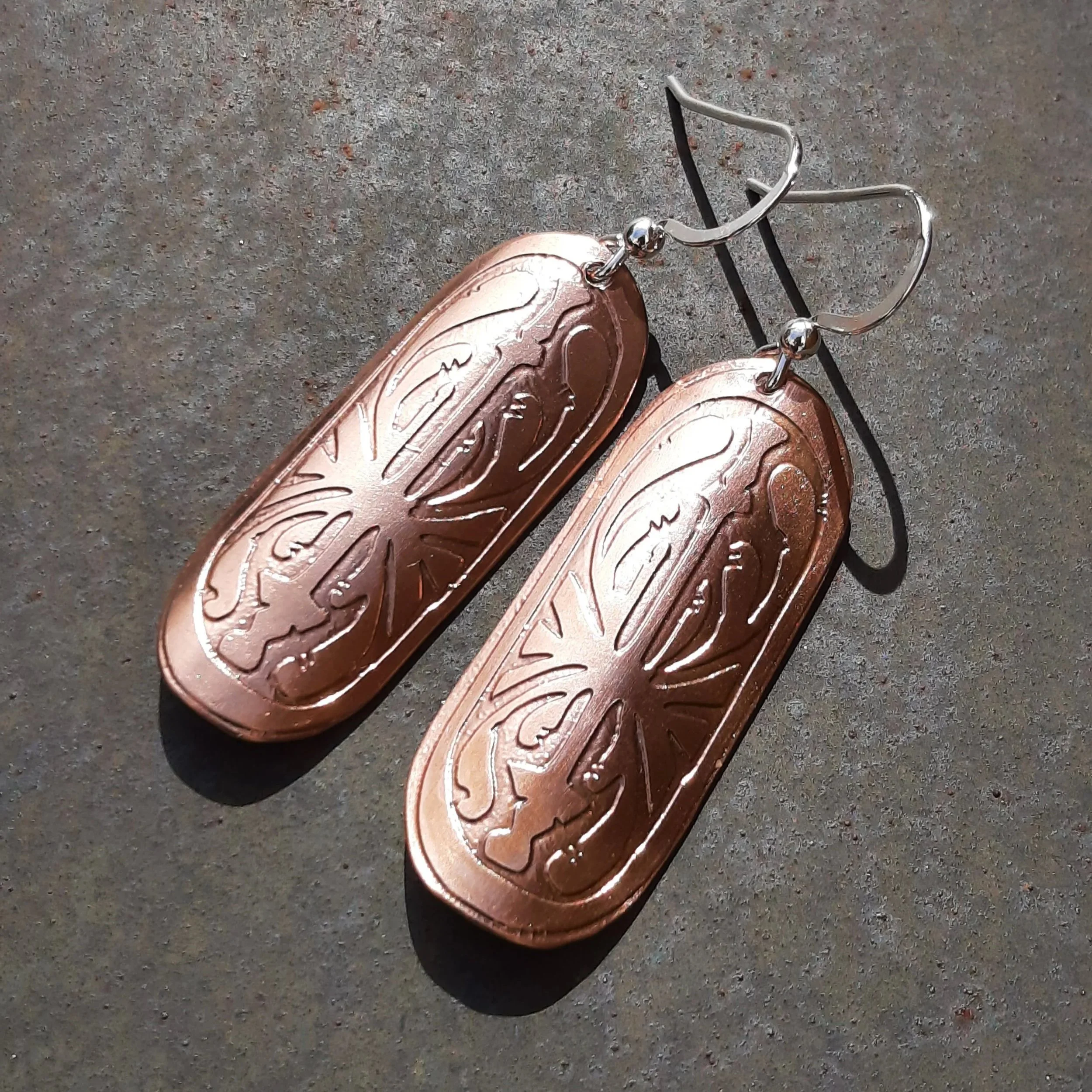 Abingdon Sword Earrings Motif 2