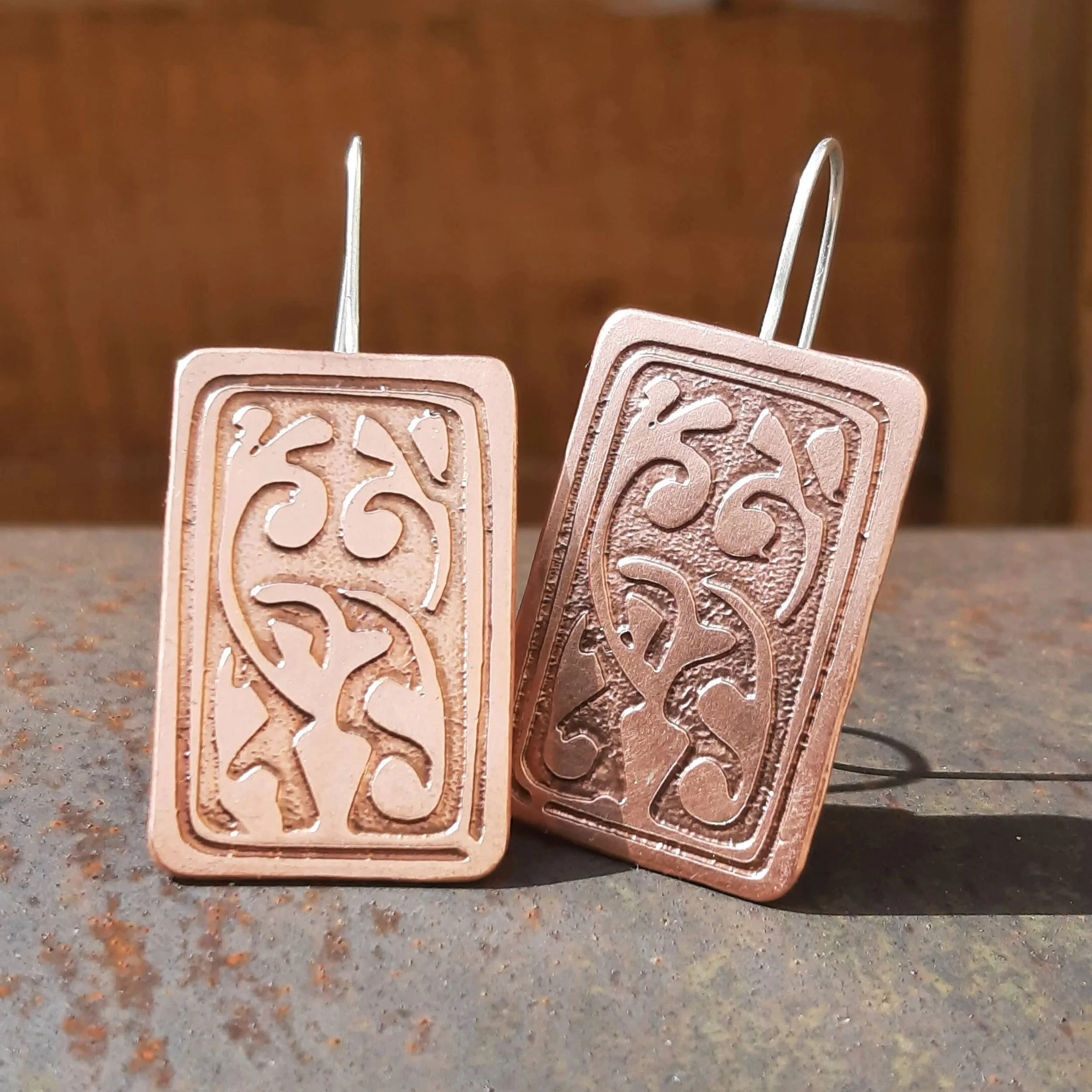 Anglo-Saxon 'Poslingford Ring' Earrings