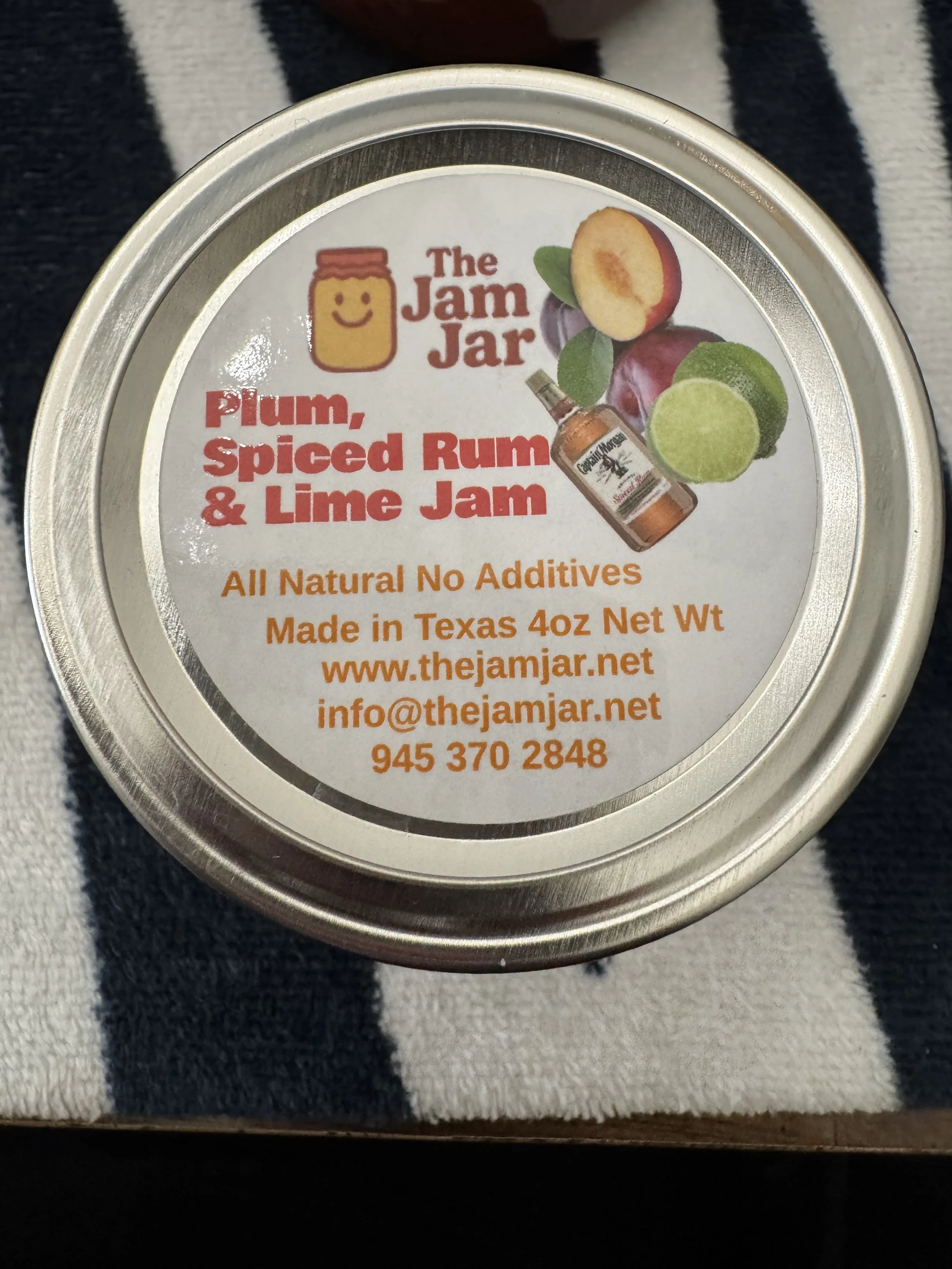 Jam - Plum, Spiced Rum and Lime