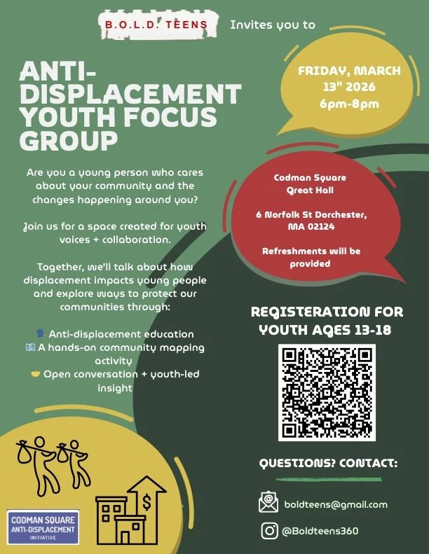 Anti-Displacement Youth Focus Group