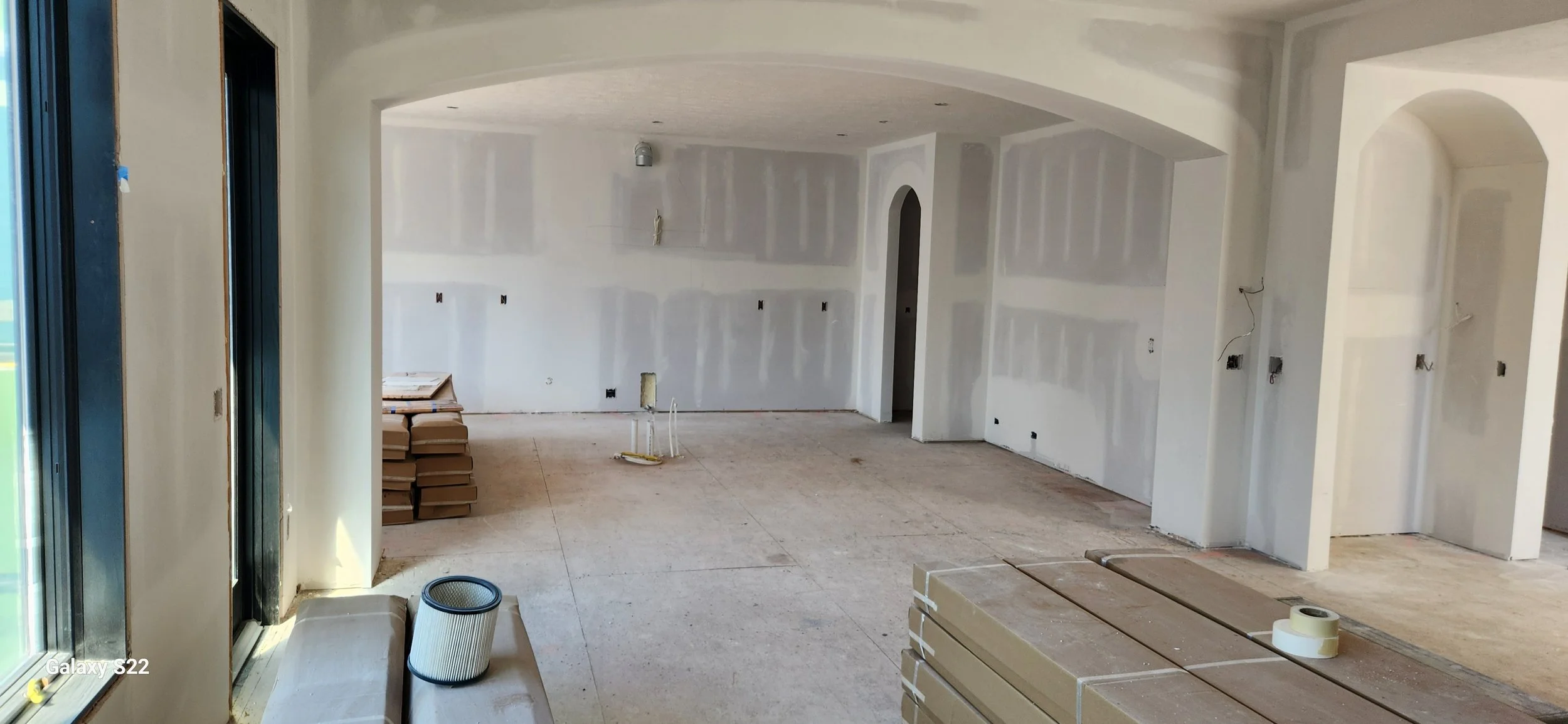 Future chef's kitchen and dining