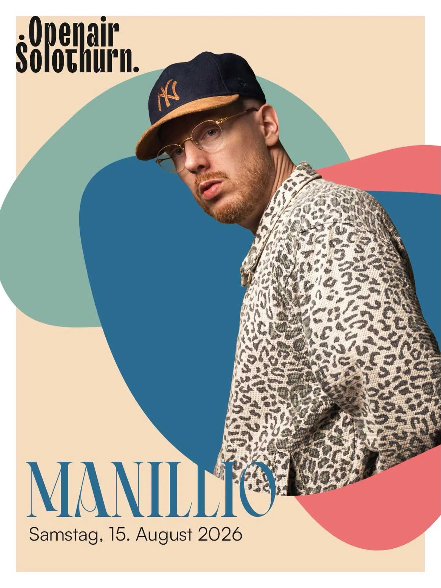 🔥 Heimspiel f&uuml;r Manillio! 🔥
Am 15. August bringt der Solothurner K&uuml;nstler seine Stadt endlich wieder zum Beben &ndash; mit poetischen Texten, entspanntem Flow und einem Rucksack voller Hits! Wir freuen uns riesig!
Gemeinsam mit Lo &amp; L