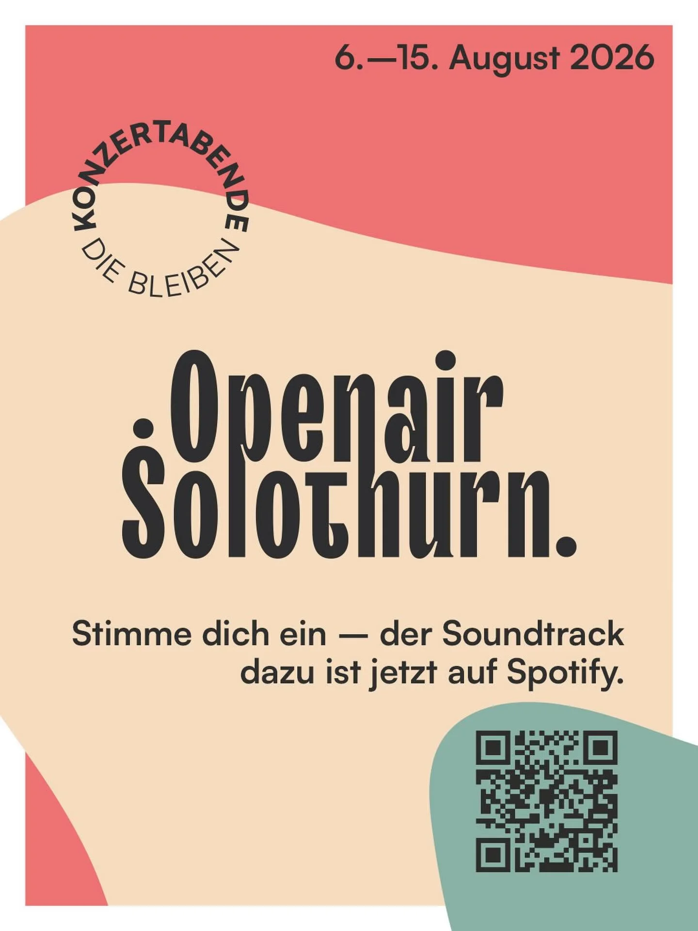 Die Abende werden l&auml;nger. 🌅
Der Sommer kommt n&auml;her. 
Und die Musik ist schon da. 🎧🎶

Unsere Openair-Playlist ist jetzt auf Spotify.
Perfekt f&uuml;r unterwegs, im Garten oder auf dem Weg in den Feierabend. 🎶

Jetzt reinh&ouml;ren und ei