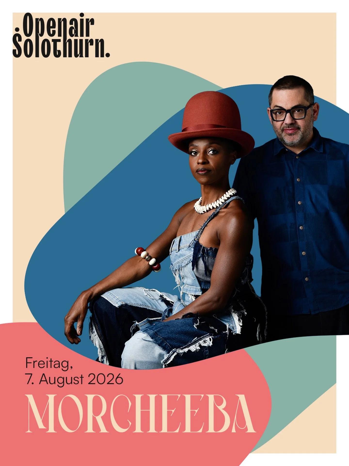 🎶 Morcheeba, die britischen Trip-Hop-Pioniere mit ihrem unverwechselbaren Mix aus Soul und elektronischen Vibes, kommen am Freitag, 7. August ans Openair Solothurn!

🎟️ Der Vorverkauf startet am Fr, 27.03. um 12 Uhr.
