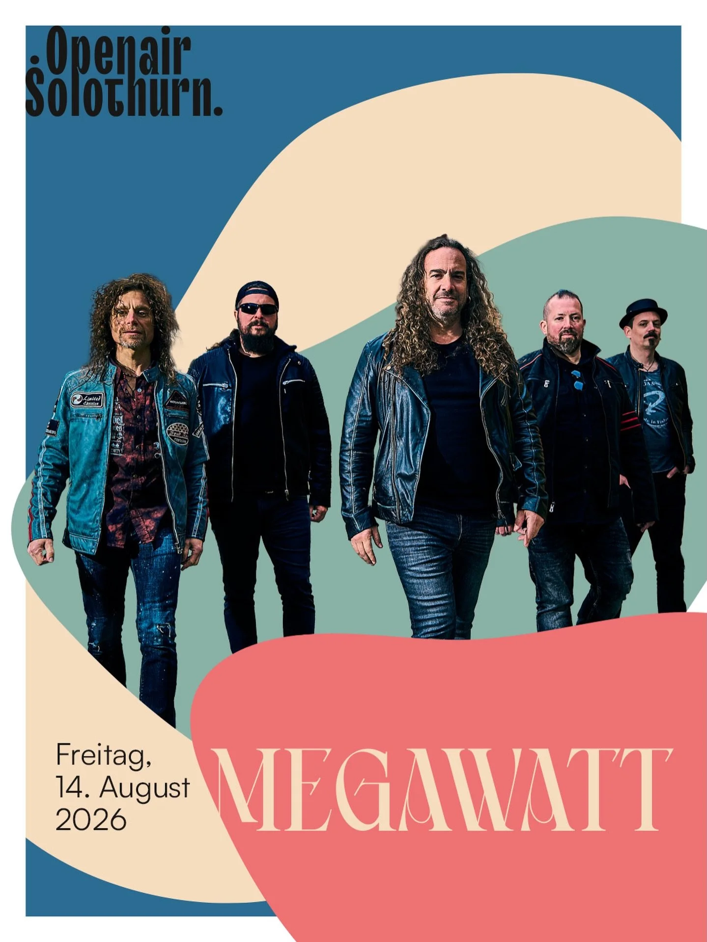 Fr, 14. August: Megawatt live am Openair Solothurn! ⚡️

Mit ihrem kraftvollen Mundart-Rock und jeder Menge Energie auf der B&uuml;hne sorgen sie f&uuml;r G&auml;nsehaut-Momente und Mitsing-Garantie.

🎟️ VVK ab Fr, 27.03. um 12:00 Uhr.

Openair Solot