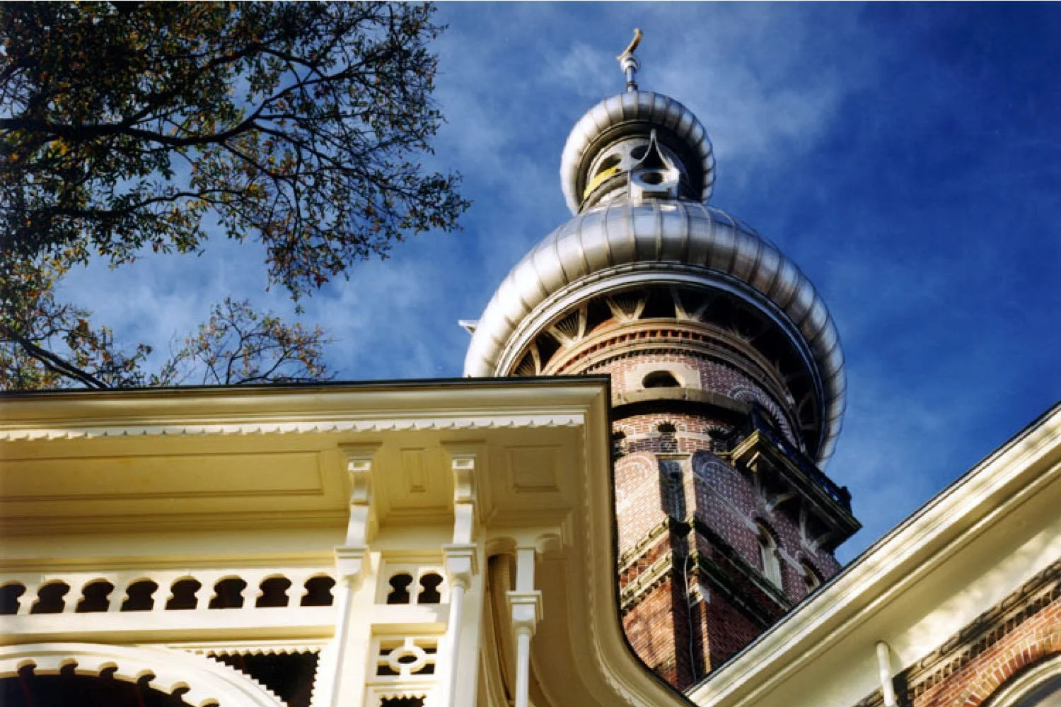 Historic plant hall minaret restoration