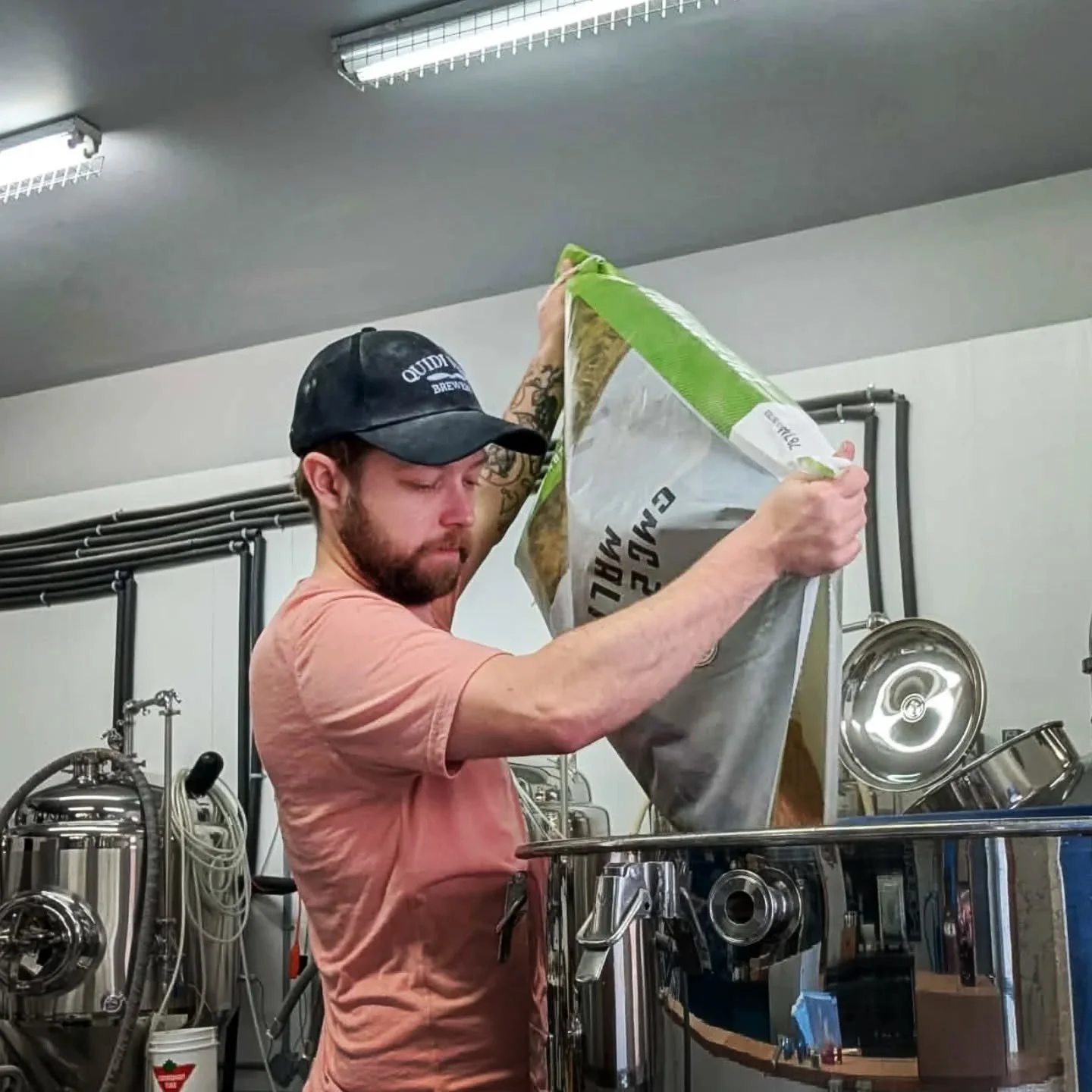 A day like yesterday calls for Hot Damn 🔥

Chris is brewing one of our very first beers&mdash;Hot Damn. Brewed with red Thai chilies, this golden ale has a gentle, lingering heat that doesn&rsquo;t overpower the crisp light beer. Smooth, warming, an