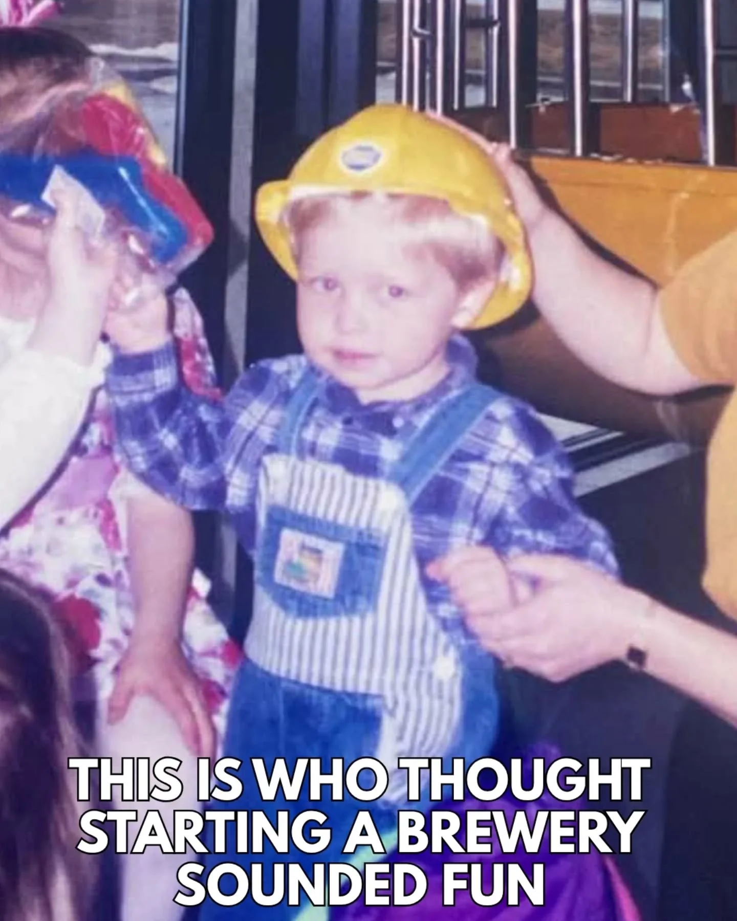 When you want to hop on the trend but there's only two of you...