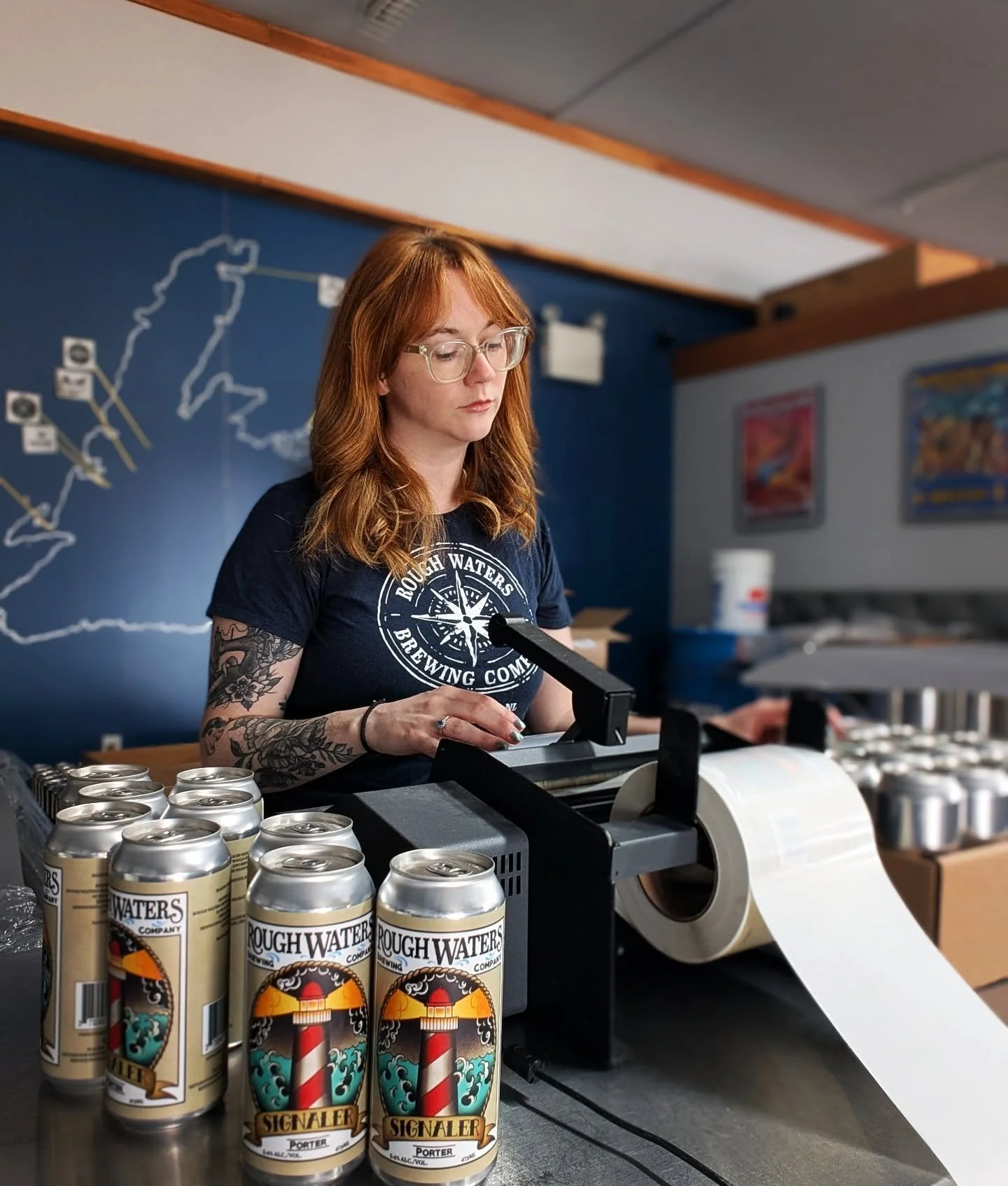 Since we&rsquo;re a small operation, every can you pick up has been hand-labeled by one of us. We take &ldquo;hand-crafted&rdquo; pretty literally ✌️👐👏

We also believe local beer deserves local art. Every label is designed by a Newfoundland artist