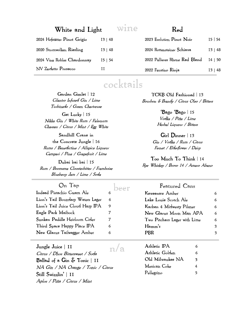 craft, cocktails