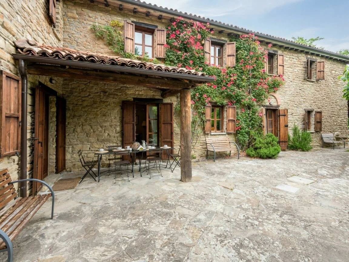 Authentic, rural holiday home, luxury villa for rent in Roccaverano, Piedmont, Northern Italy.