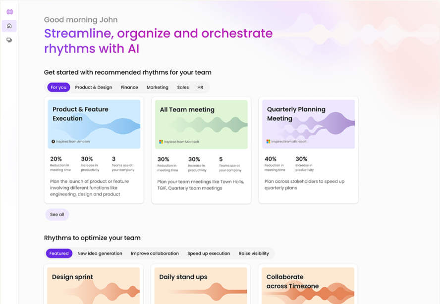 Rhythms AI-powered business OS