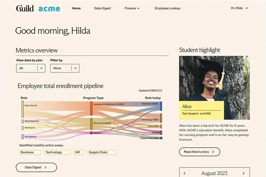 Guild Employer portal