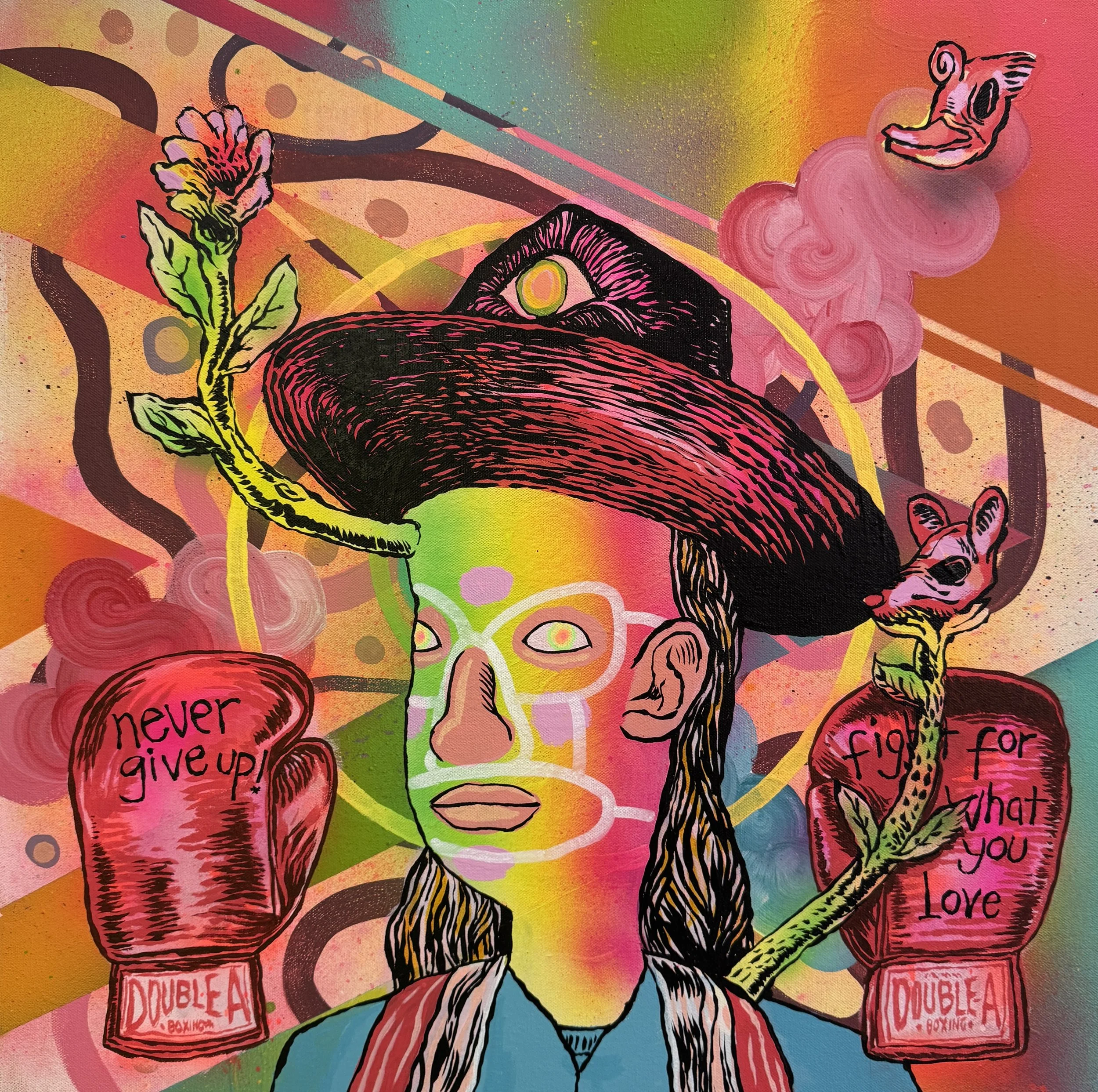 Portrait of Brock Pierce
Acrylic on Canvas, 2025