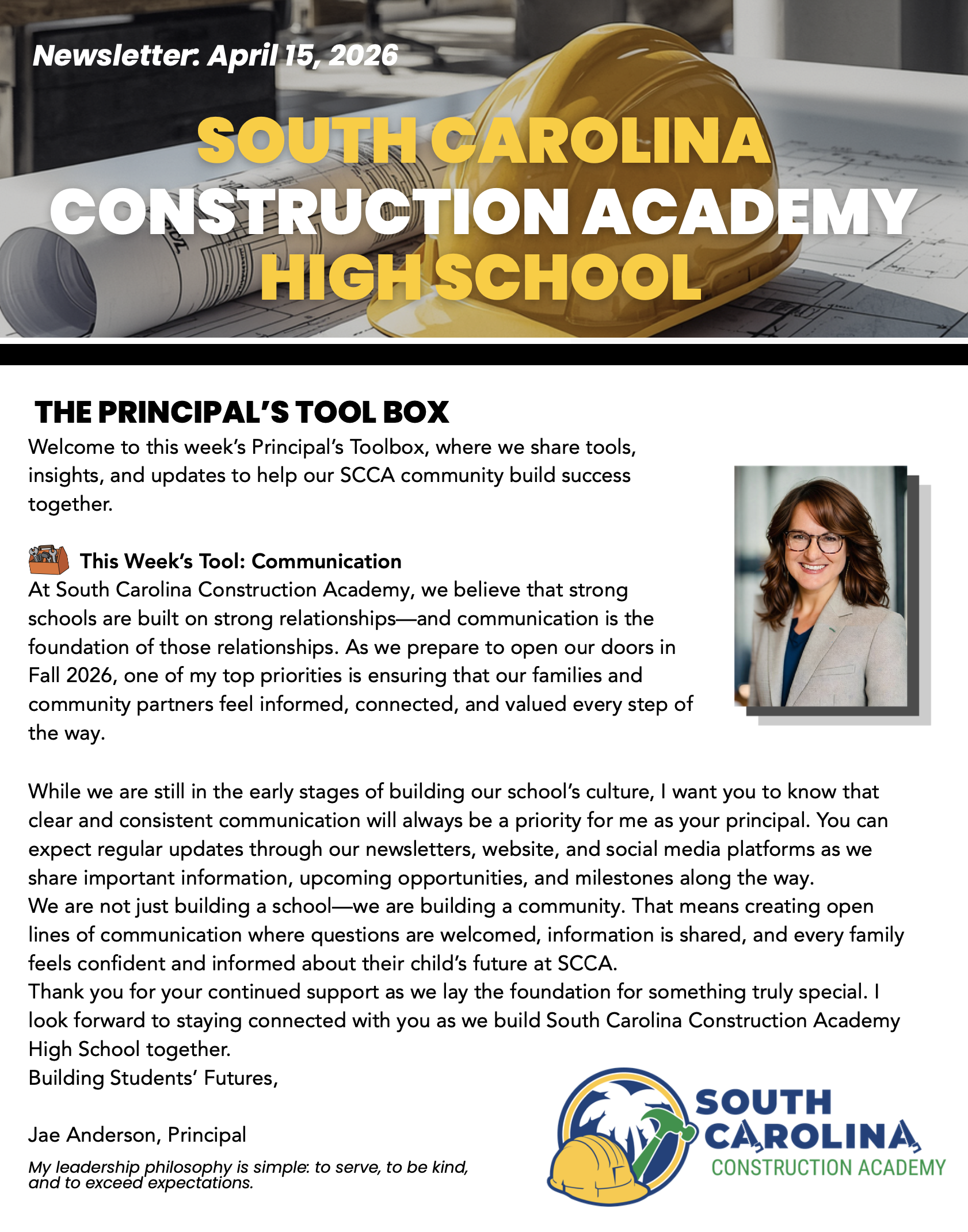 Newsletter - April 15, 2026
