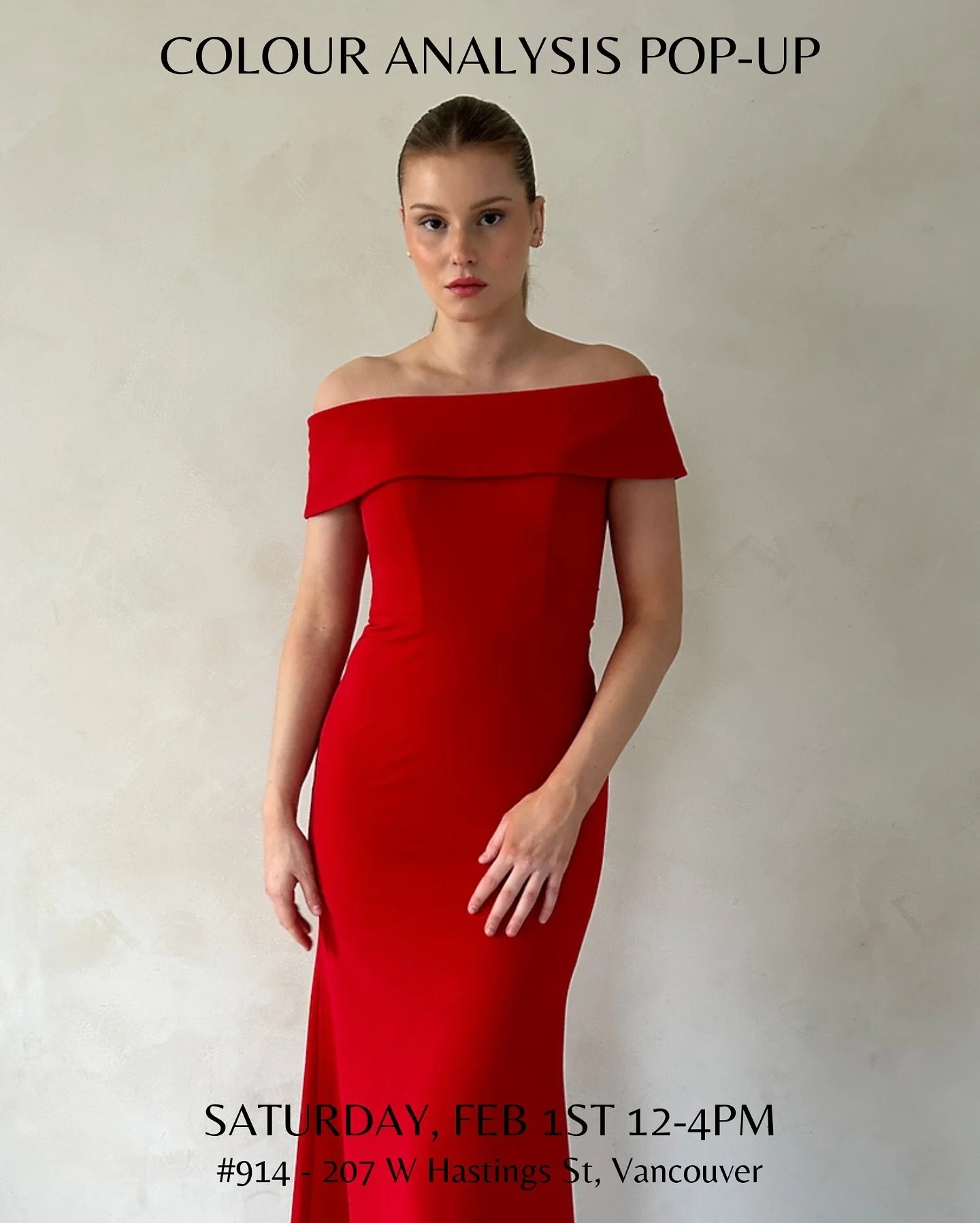 Mark your calendar for an exciting Colour Analysis Pop-Up at @oncetwicehire on Saturday, February 1st! ✨

Experience a 1:1 colour analysis session with @colourtostyle and discover the colours that best complement your unique features. 

Elevate your 