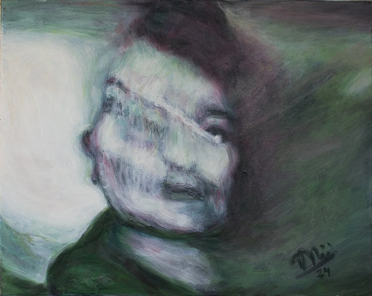 Fading Away (2024), Oil on canvas | 16 x 20 inches.