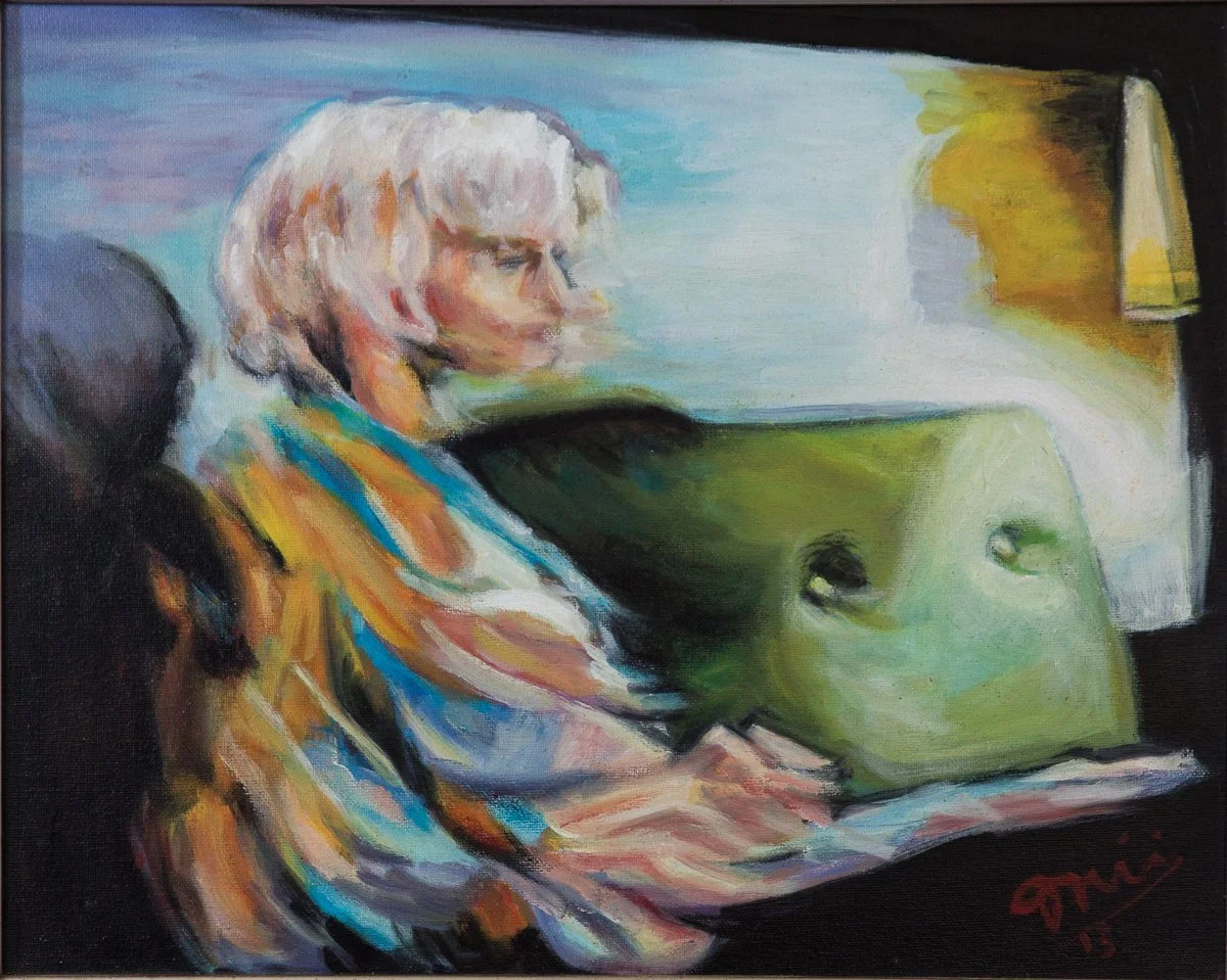 Late 60's Blond (2013), Oil on canvas | 16 x 20 inches. 
