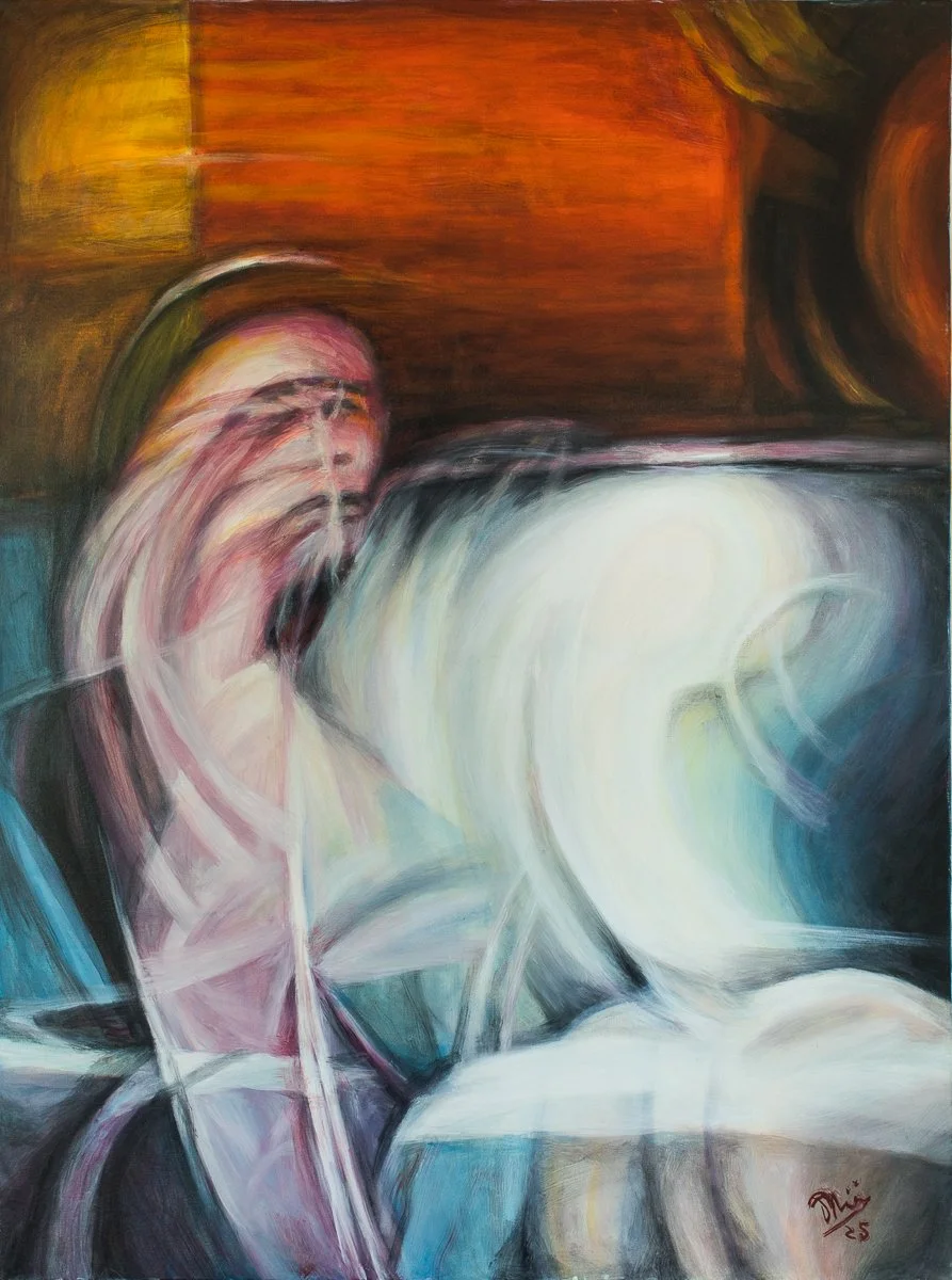 Everybody Needs the Light (2025), Oil on canvas | 36 x 48 inches.