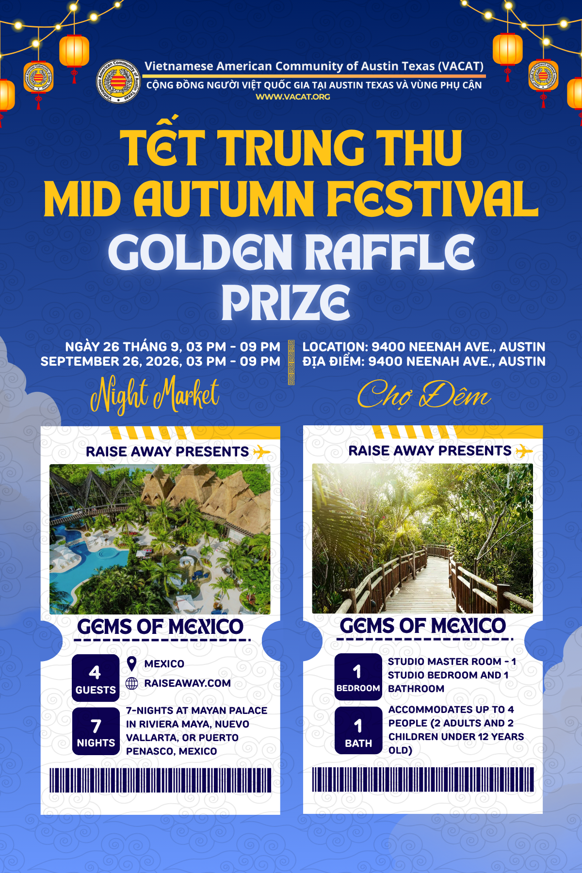 2026 Mid Autumn Festival Raffle Ticket Pre-Sales