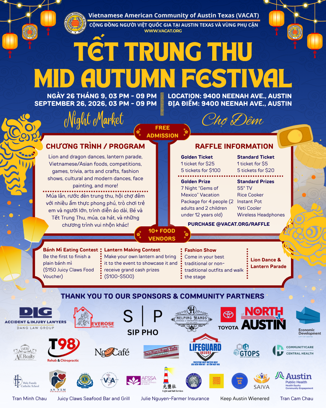 2026 Tết Trung Thu (Mid Autumn Festival &amp; Night Market)
