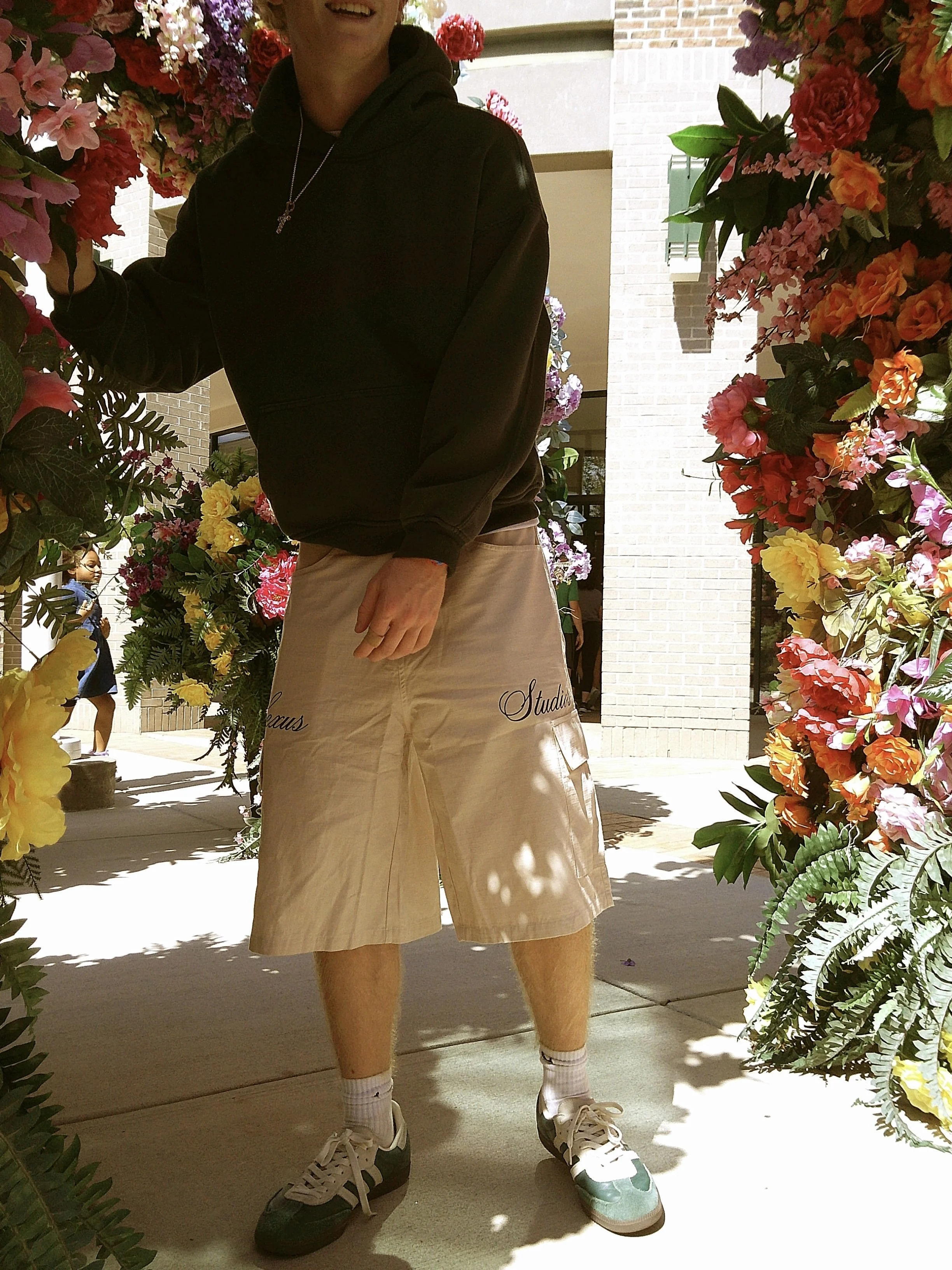 Unisex Woven Cargo Shorts