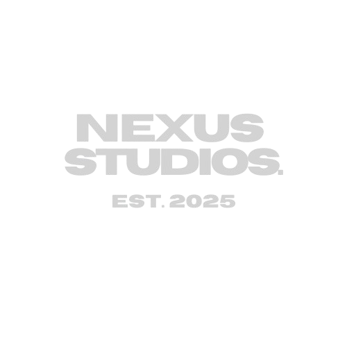 Nexus Studios logo with 'EST. 2026' text on a black background.