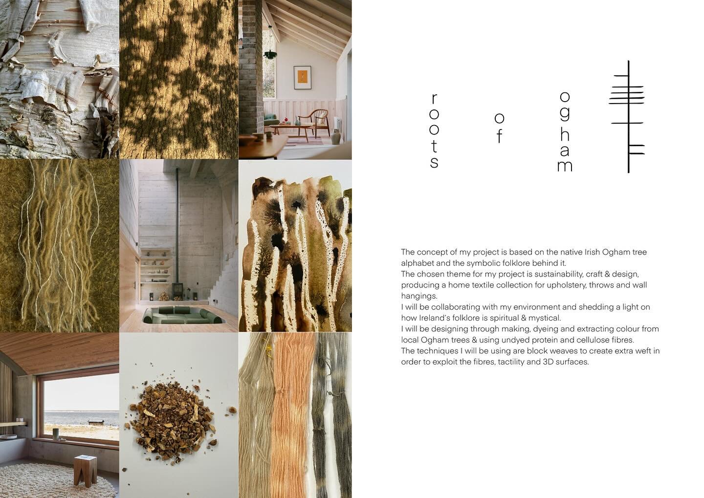 &bull; Roots of Ogham &bull; Degree project, Concept board