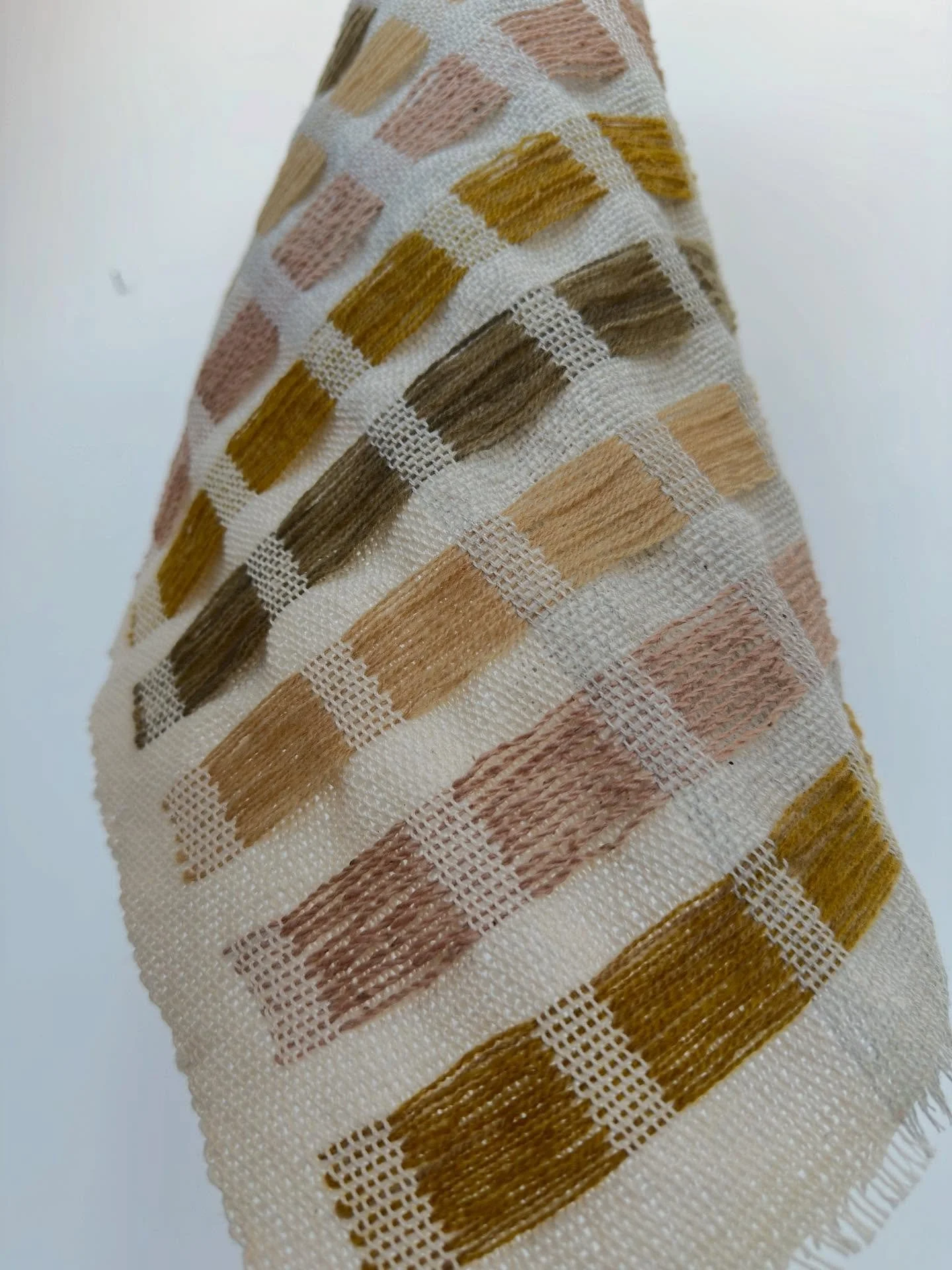 &bull; Roots of Ogham &bull; &ldquo;Fr&eacute;amhacha&rdquo;, Interiors fabric. Materials: cotton&amp;linen blend, bio-cotton, lambswool, recycled wool. 
Natural dyes: Birch leaves, Alder cones (iron), Birch bark &amp; oak leaves. 

&ldquo;Fr&eacute;