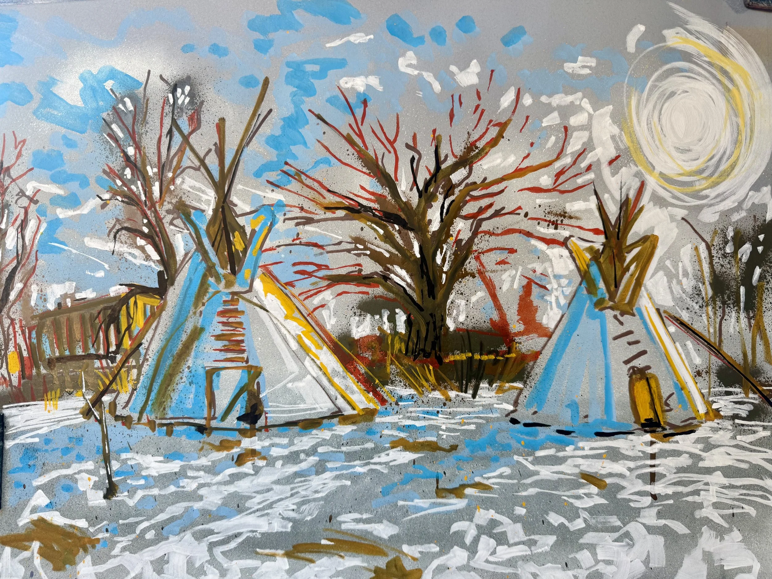 Prayer Camp at Mni Owe Sni