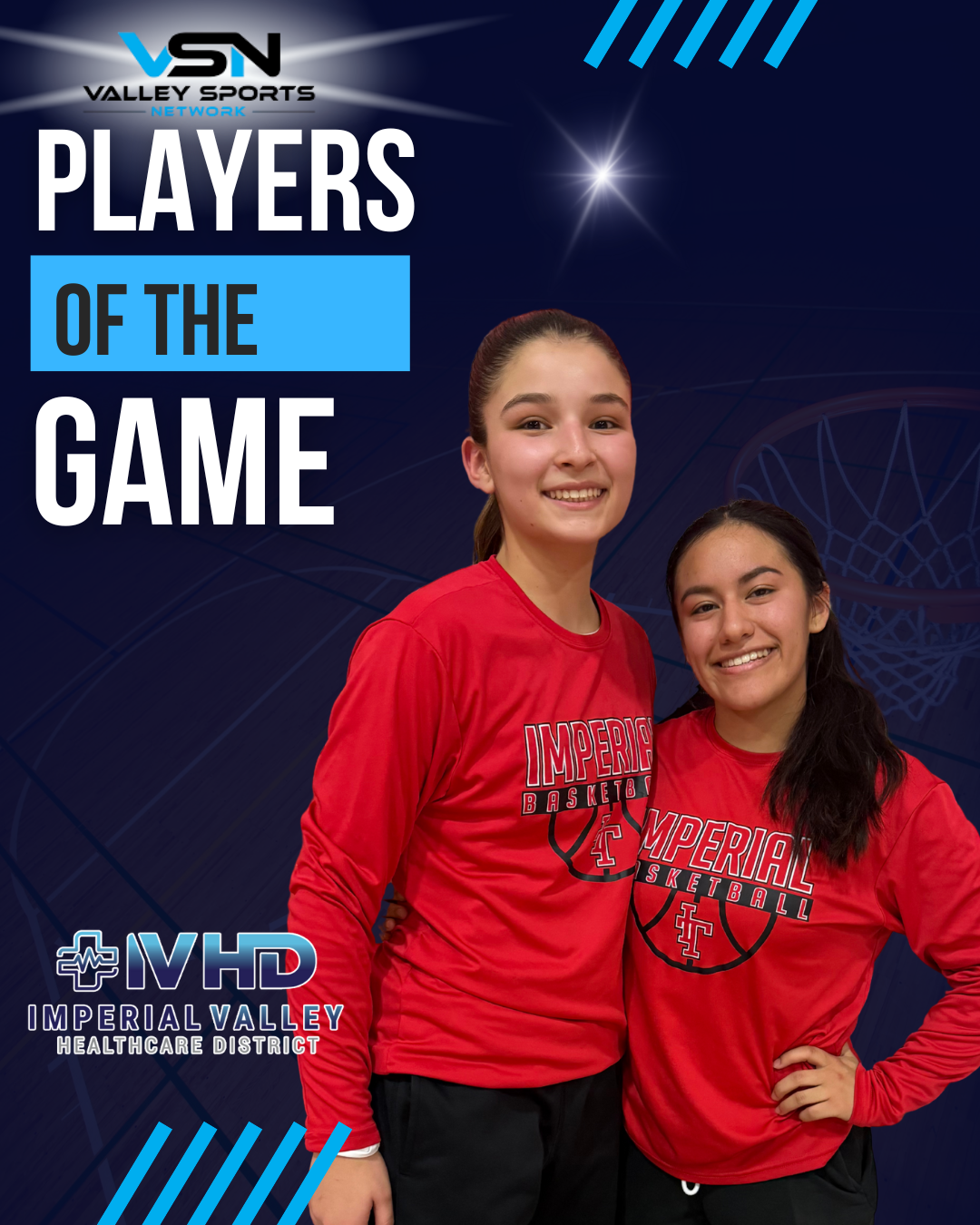 Players of the Game: Central vs. Imperial (Girls Basketball)