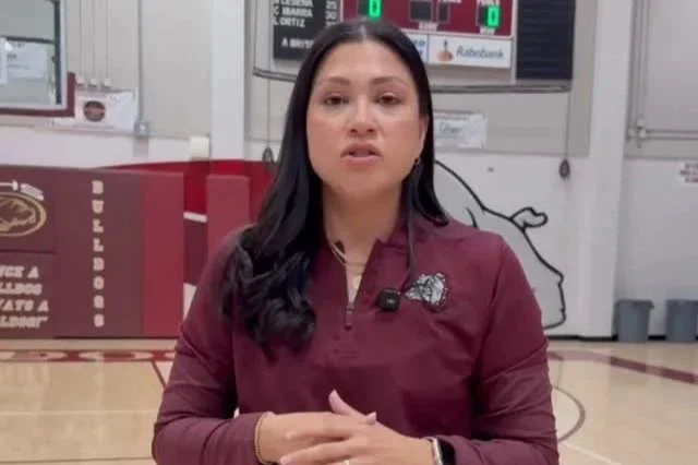 Coach Amanda Briseno (Calexico Girls Basketball) (Southwest vs. Calexico Postgame Interview)