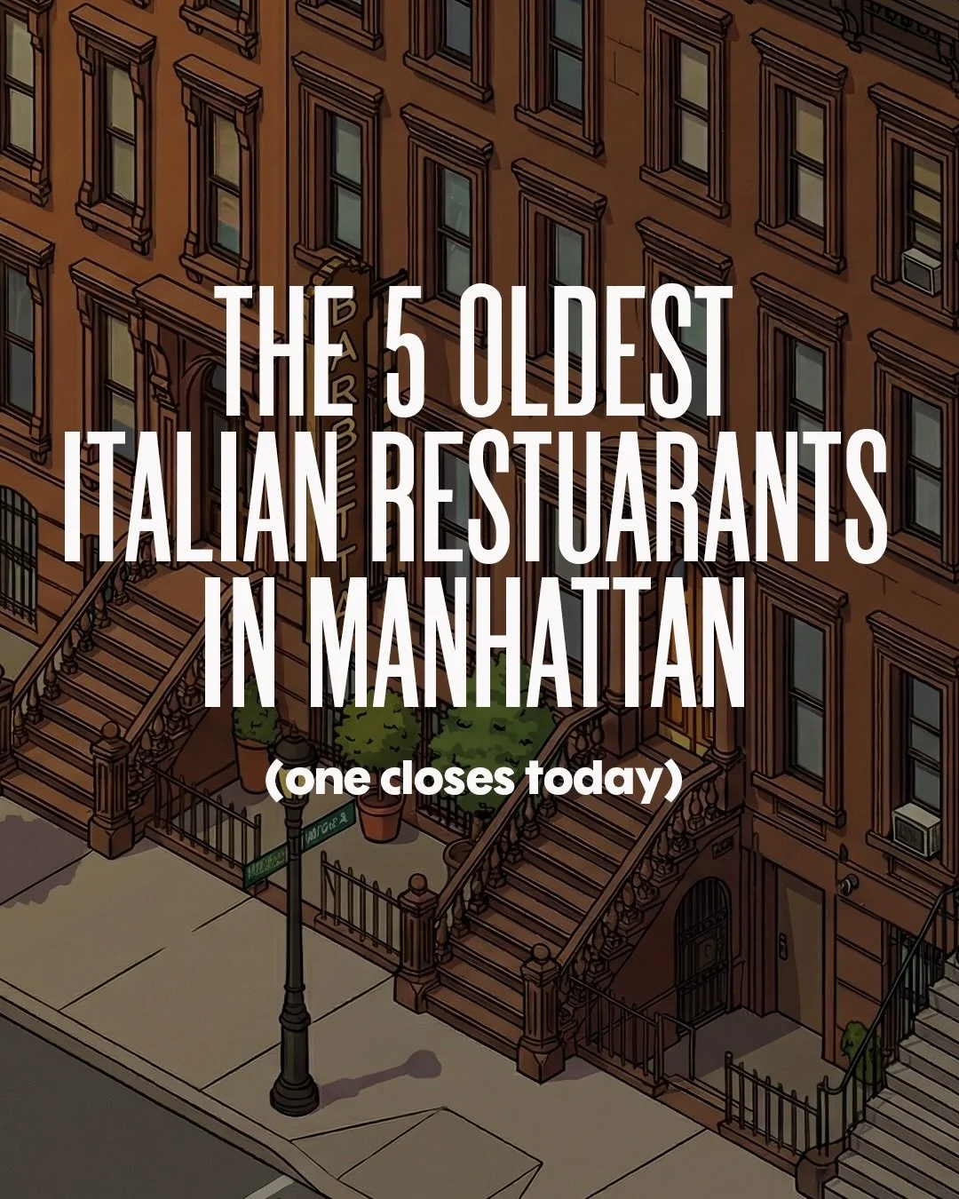 @barbettarestaurant closes today after 120 years of service. This one wasn&rsquo;t because of rent, younger generations not continuing the legacy or cashing in on real estate value. It was because a natural end to this old school Italians novel ended