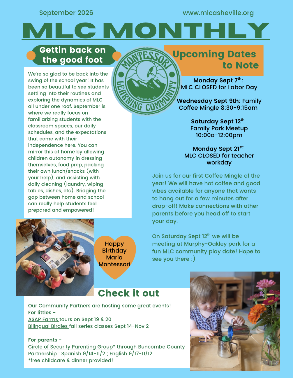 MLC Monthly: September